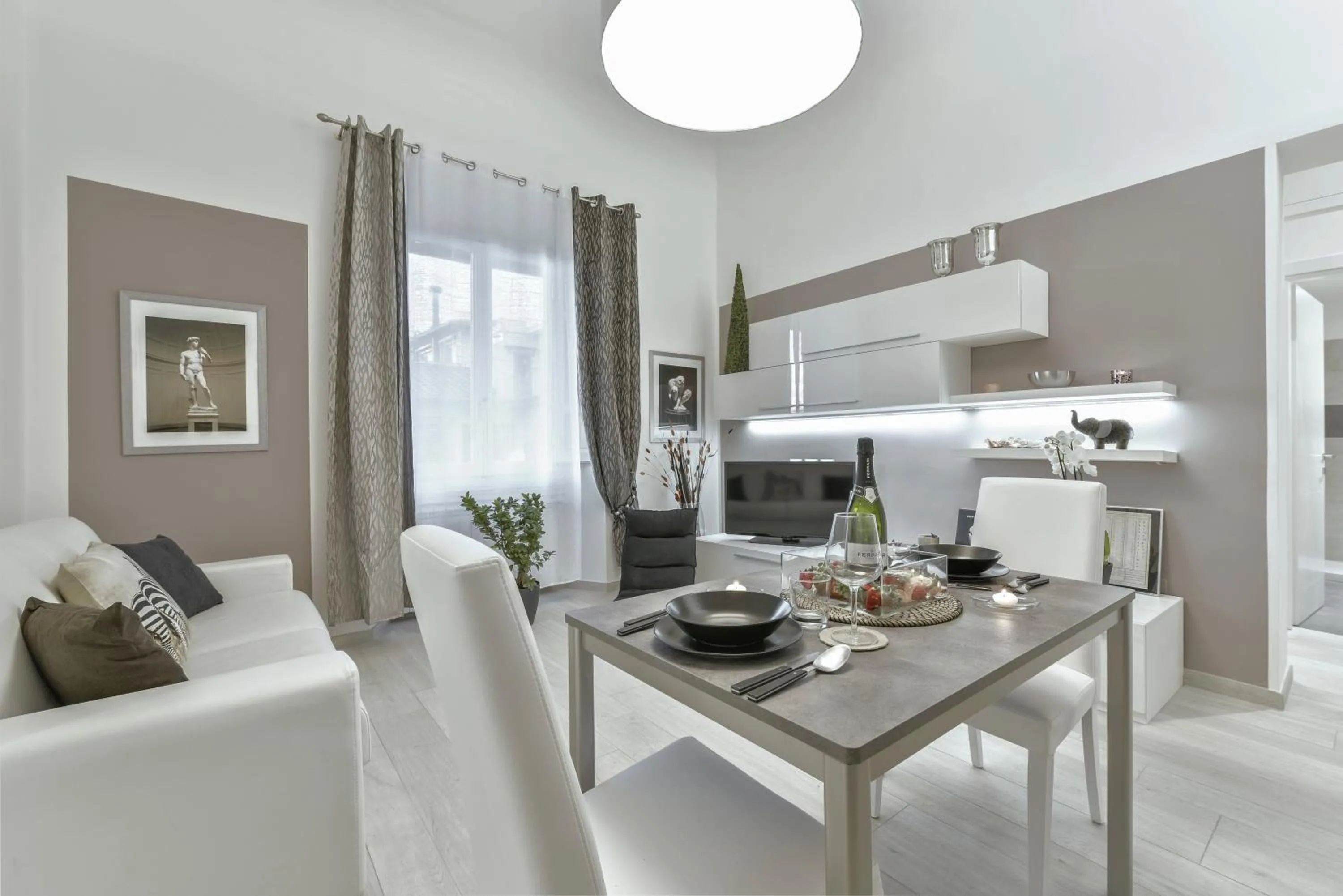Living room in Accademia Apartment