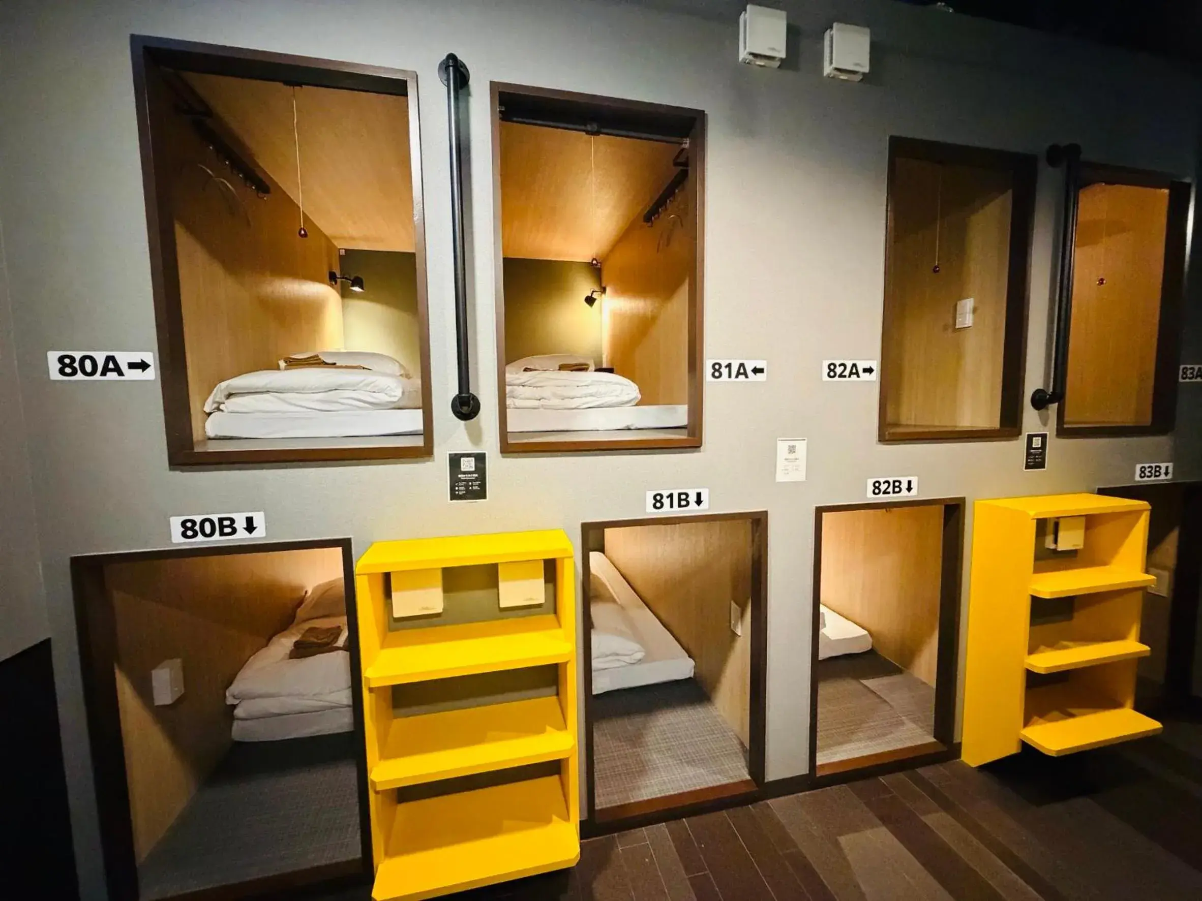 Bunk Bed in Female Dormitory Room in Yoroi Asakusa Hotel Bunk Bed in Female Dormitory Room in Yoroi Asakusa Hotel
