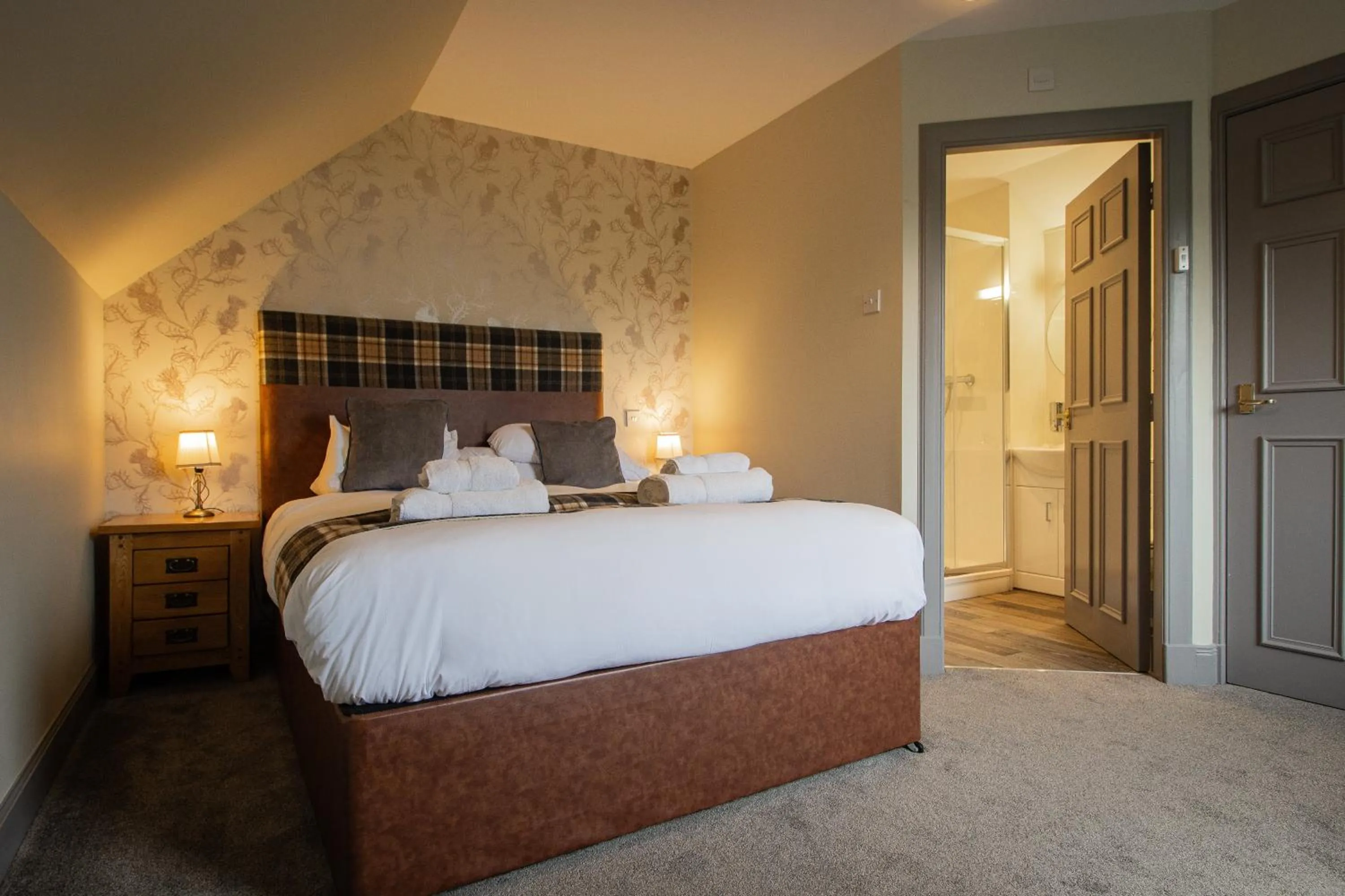 Bed in Inn at Port nan Gael