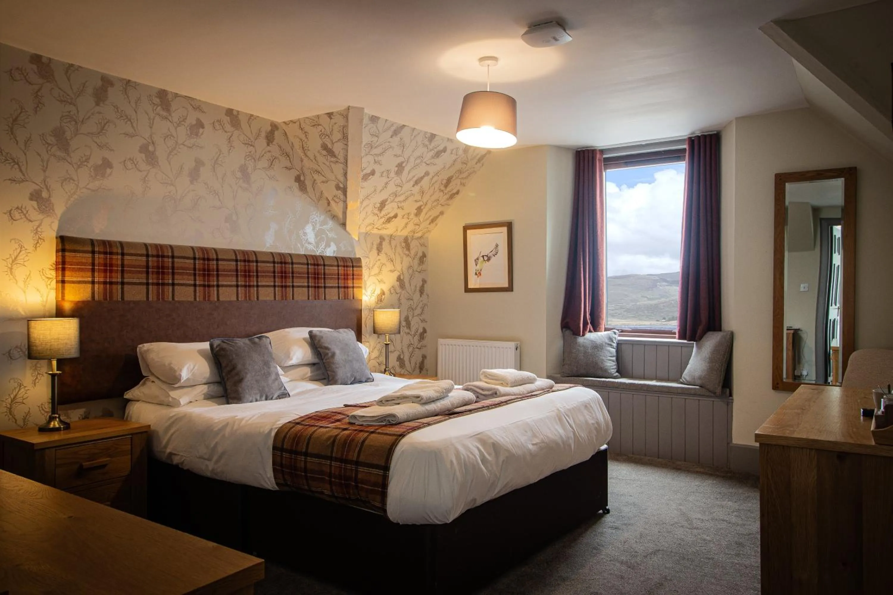 Bed in Inn at Port nan Gael