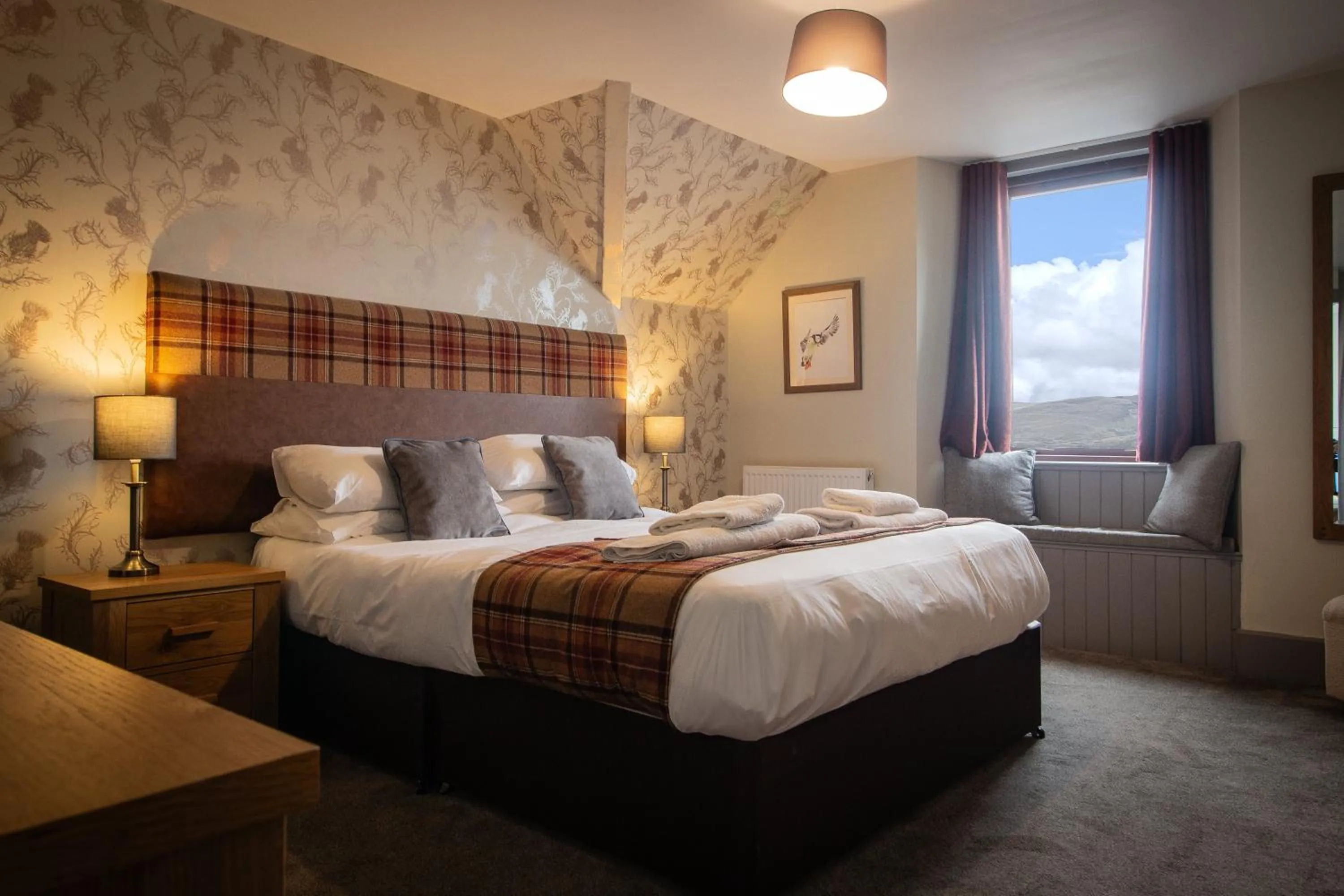 Bed in Inn at Port nan Gael