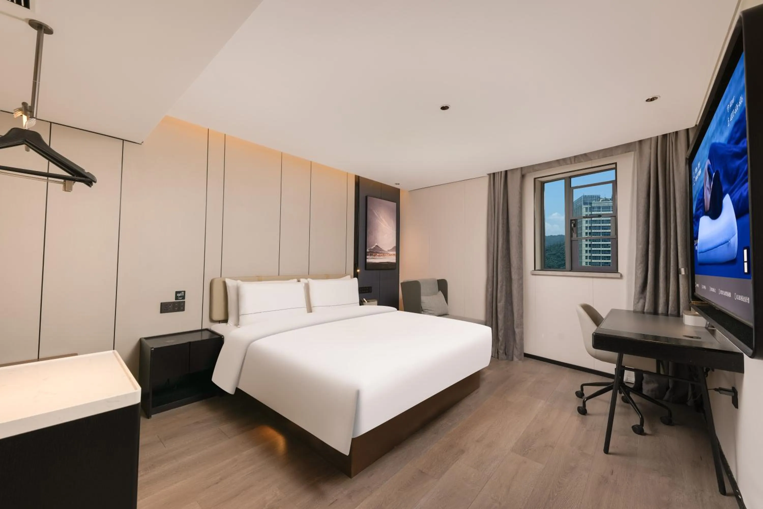 Property building, Bed in Atour Hotel People's Square Metro Station Shanghai