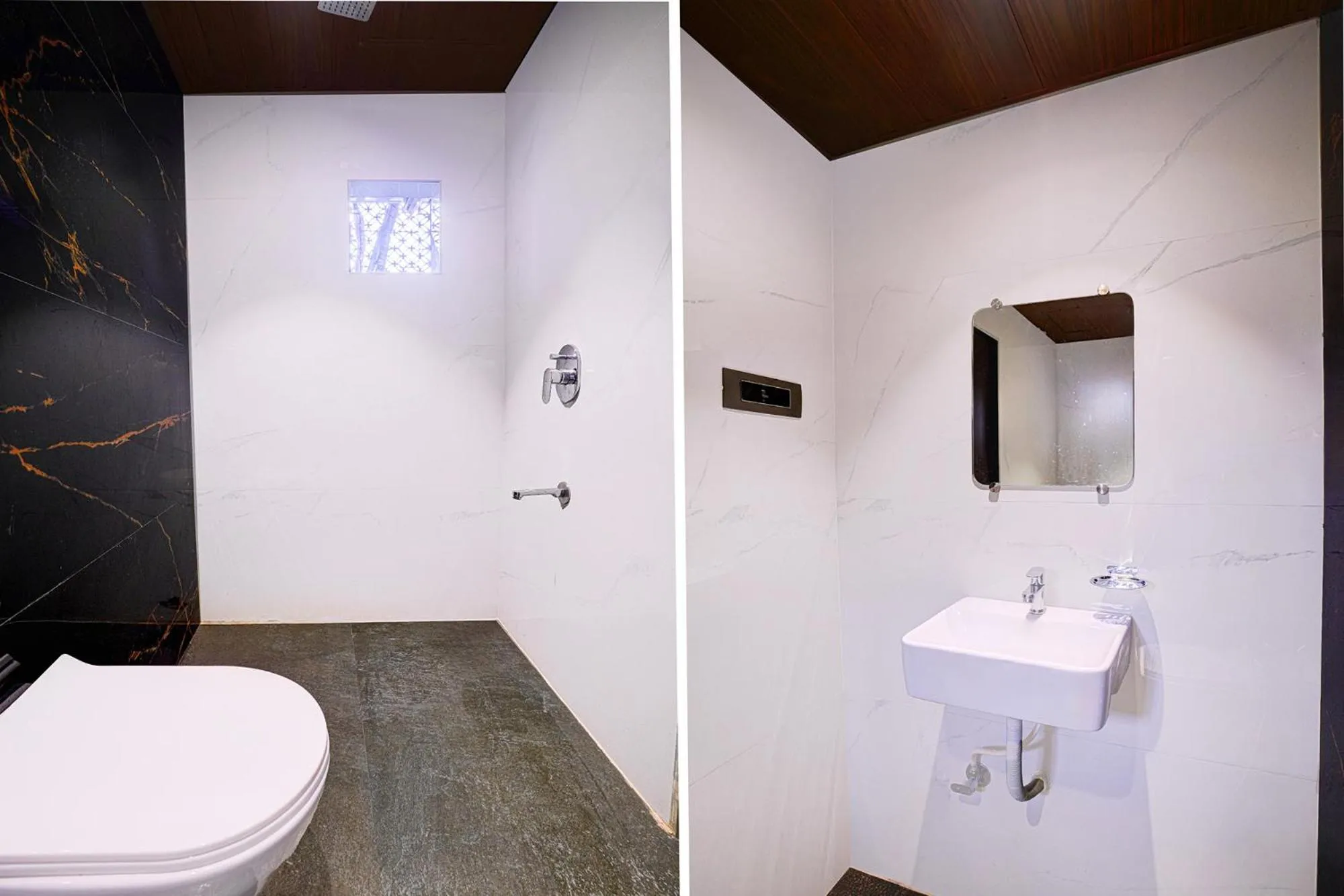 Bathroom in FabHotel Majestic Crest