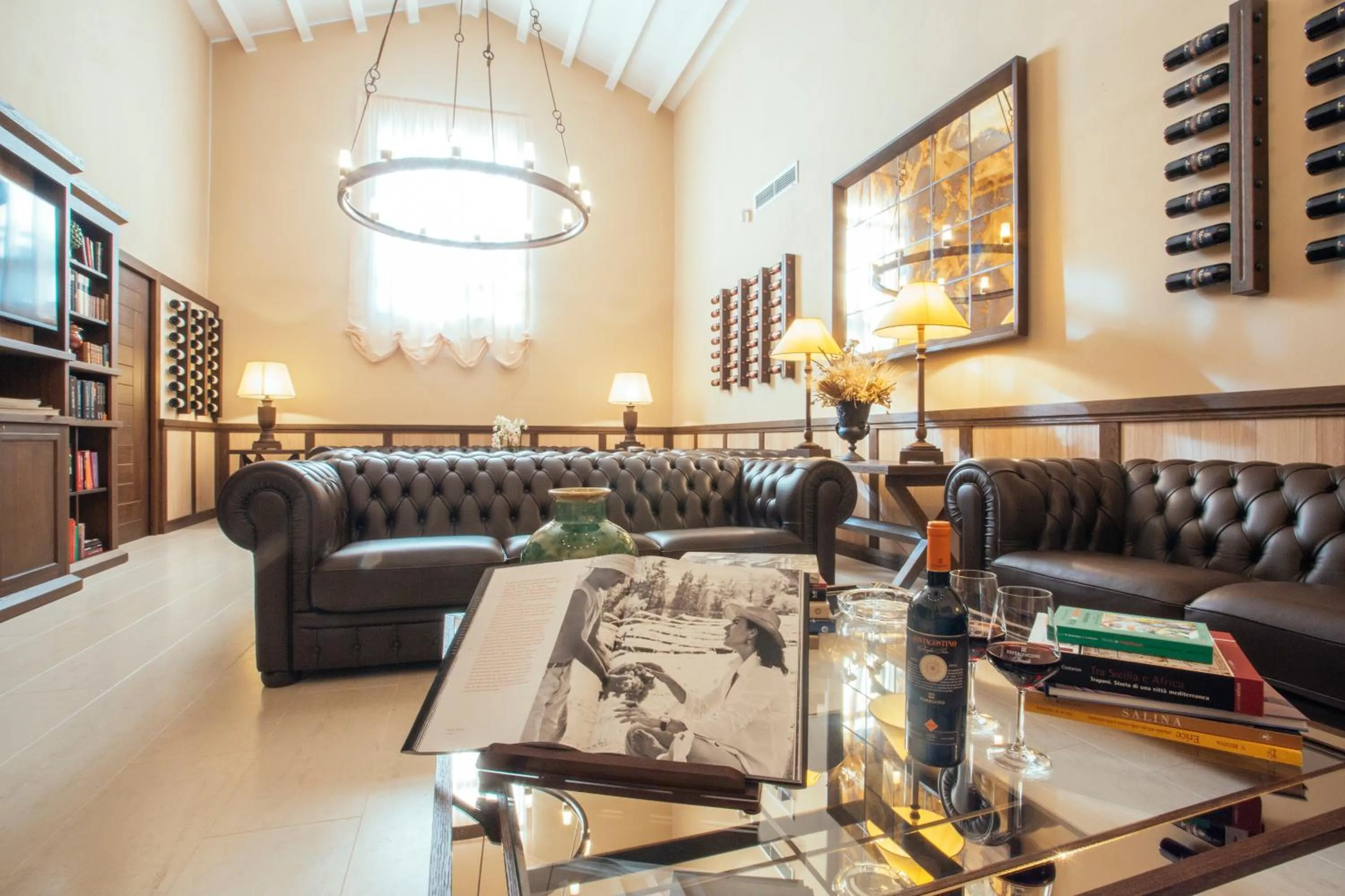 Library in Firriato Hospitality - Baglio Sorìa