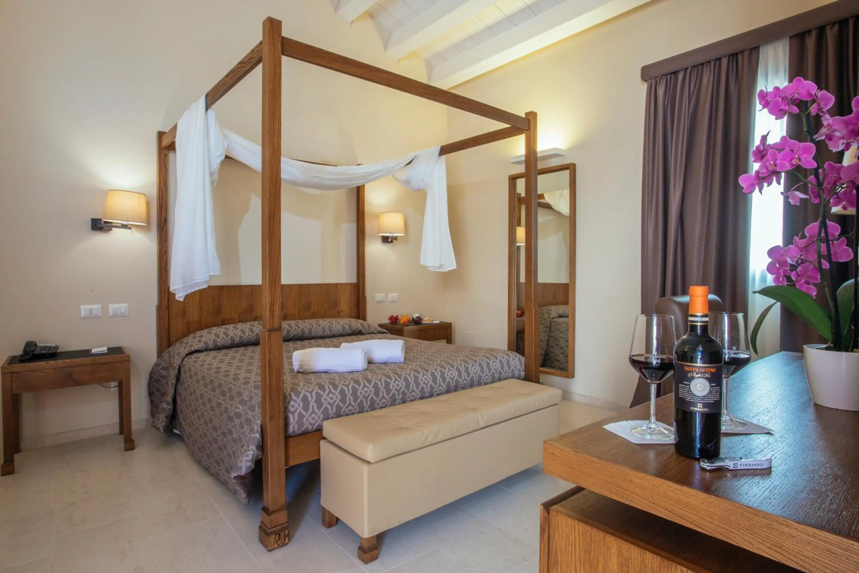 Bedroom, Bed in Firriato Hospitality - Baglio Sorìa