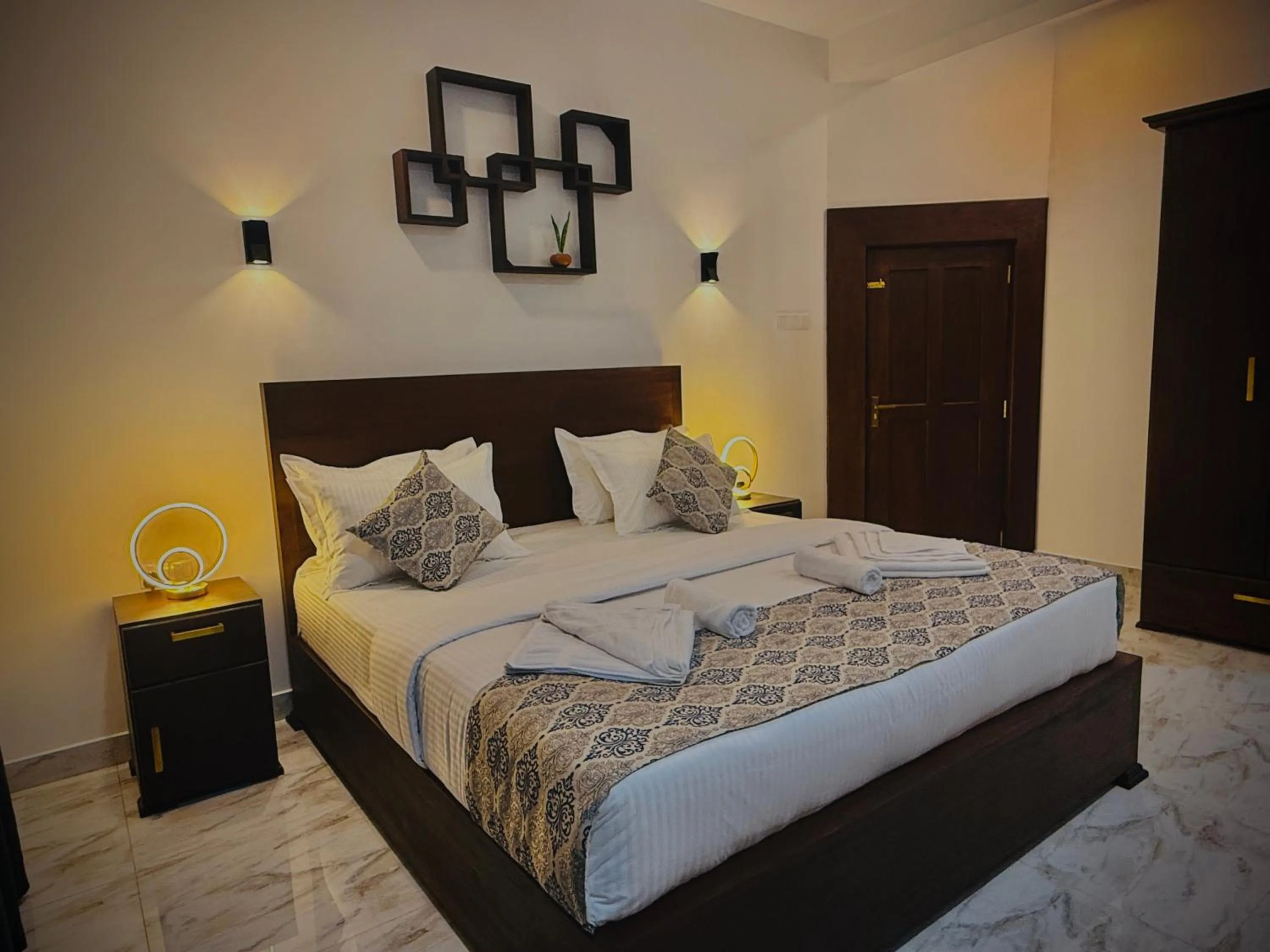 Bed in Aloe Transit Hotel