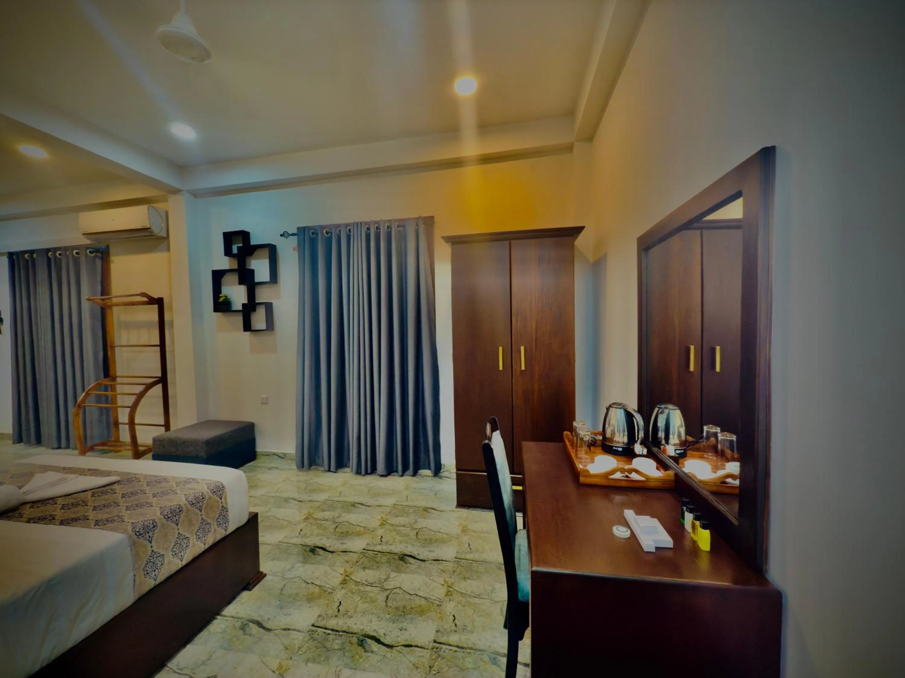 Bed in Aloe Transit Hotel