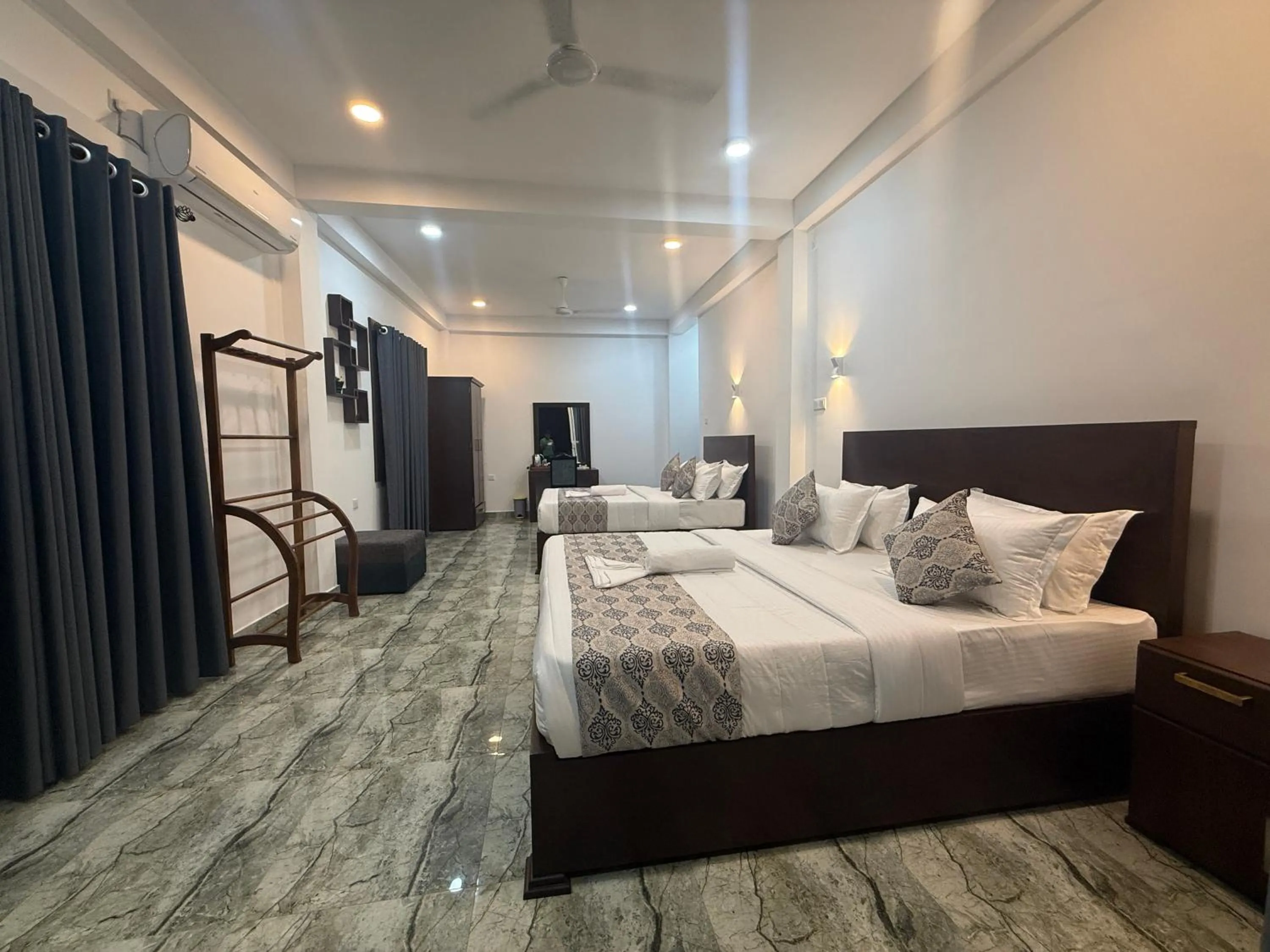 Bed in Aloe Transit Hotel