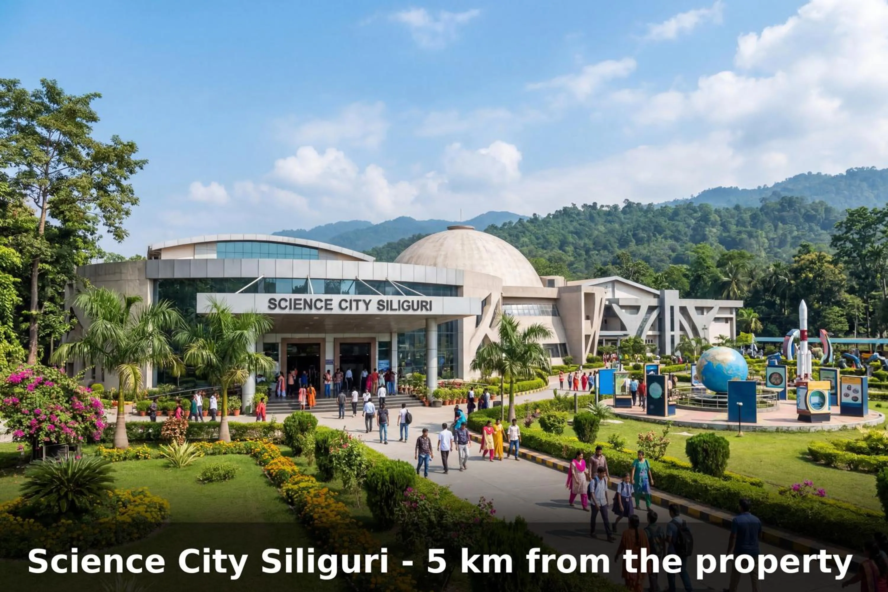 Nearby landmark in Hotel O Pradhan Nagar Siliguri Formerly Prince Guest House