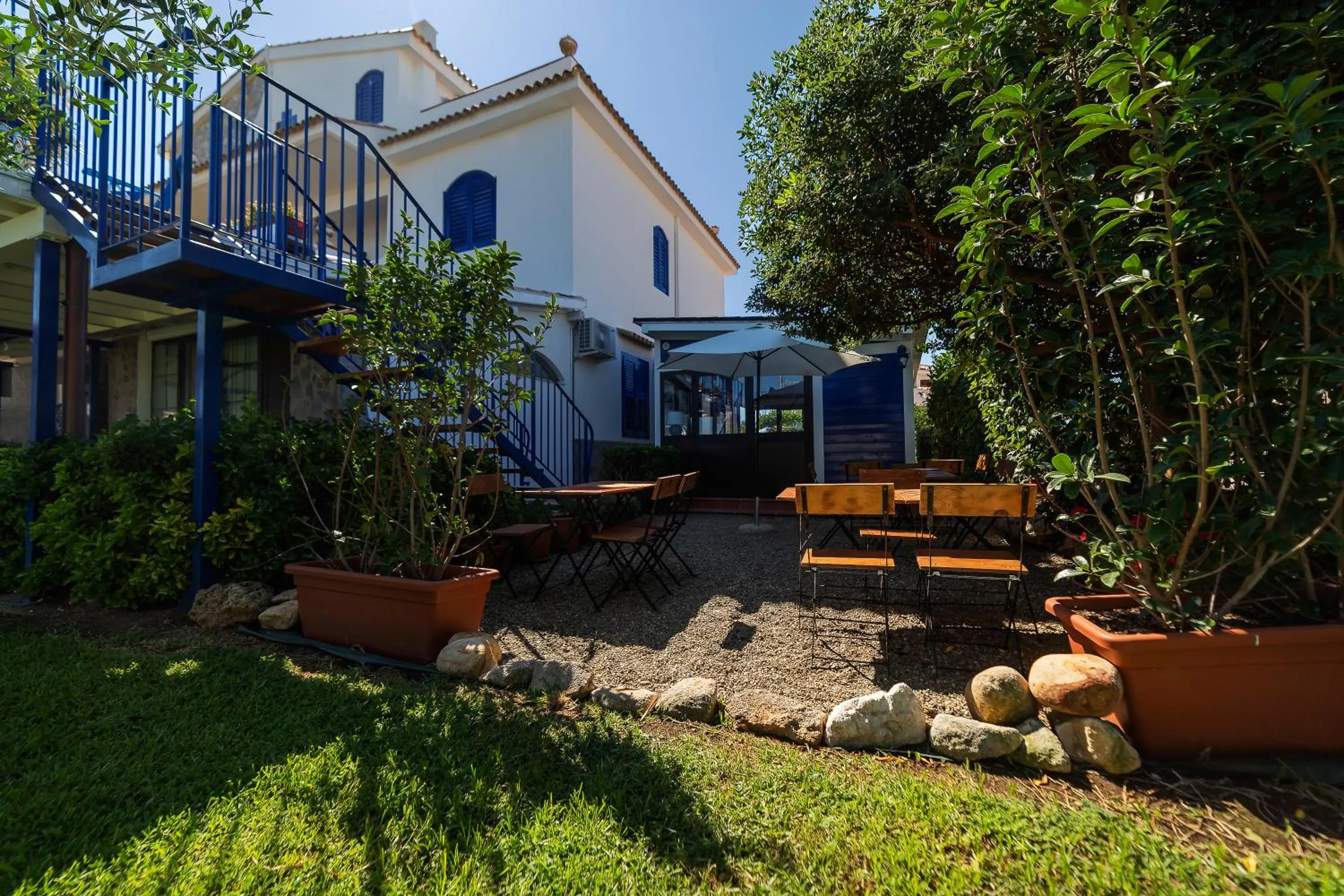 Patio in B&B Le Saline