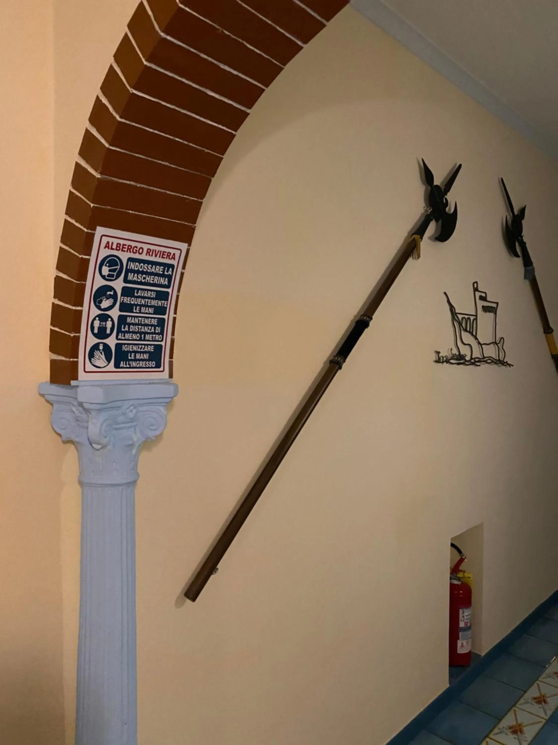 Lobby or reception in Riviera B&B Rooms