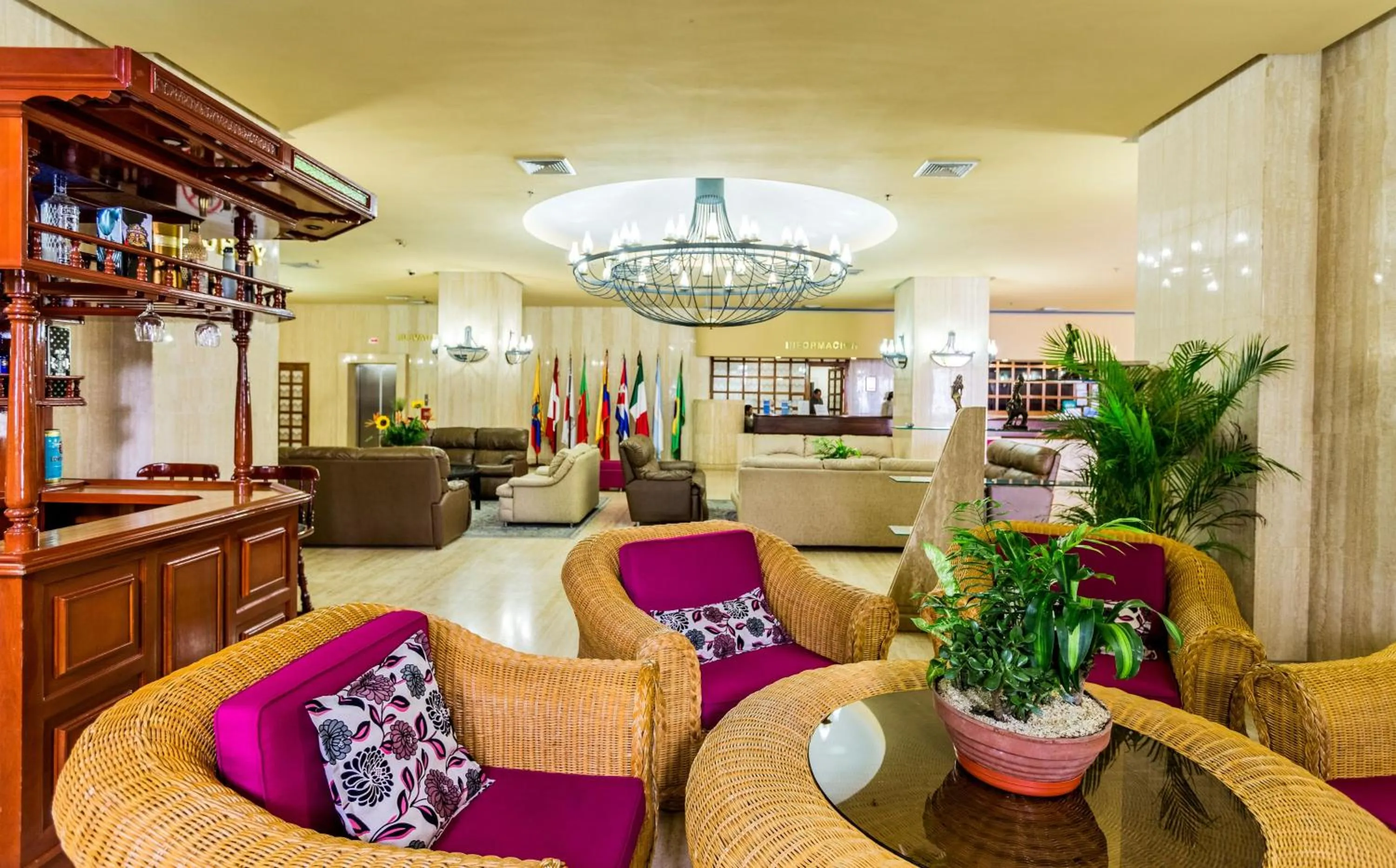 Lobby or reception in Hotel Olé Caribe