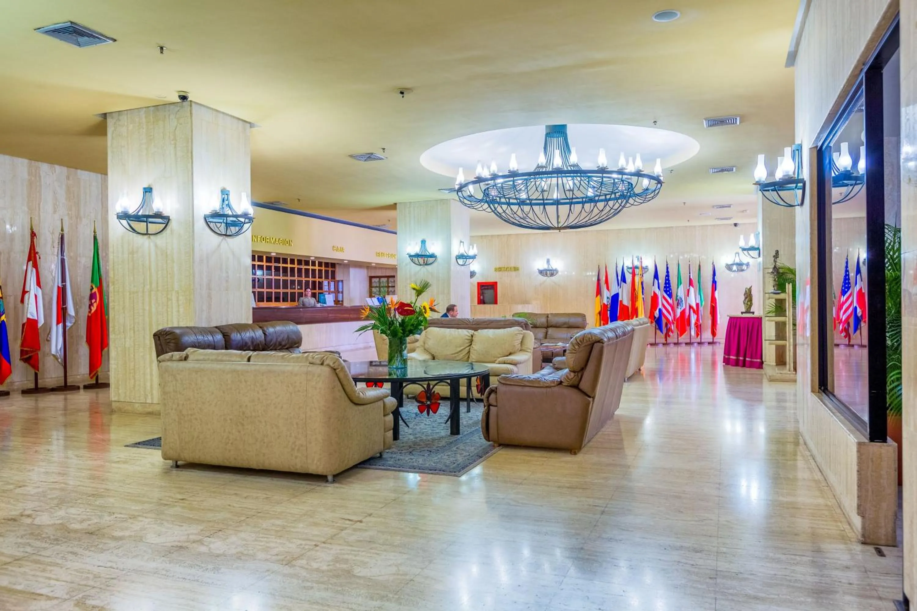 Lobby or reception in Hotel Olé Caribe