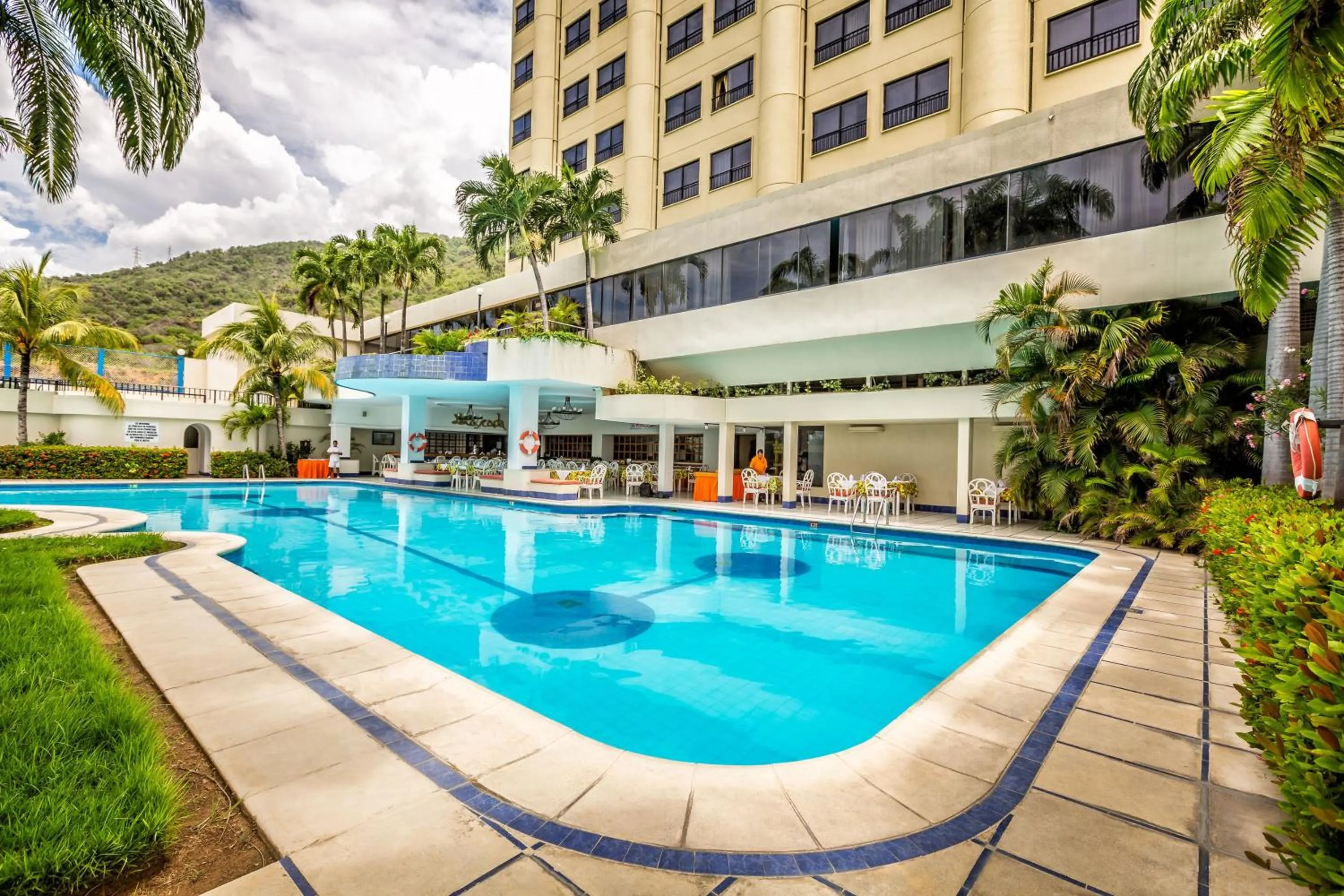 Swimming pool in Hotel Olé Caribe