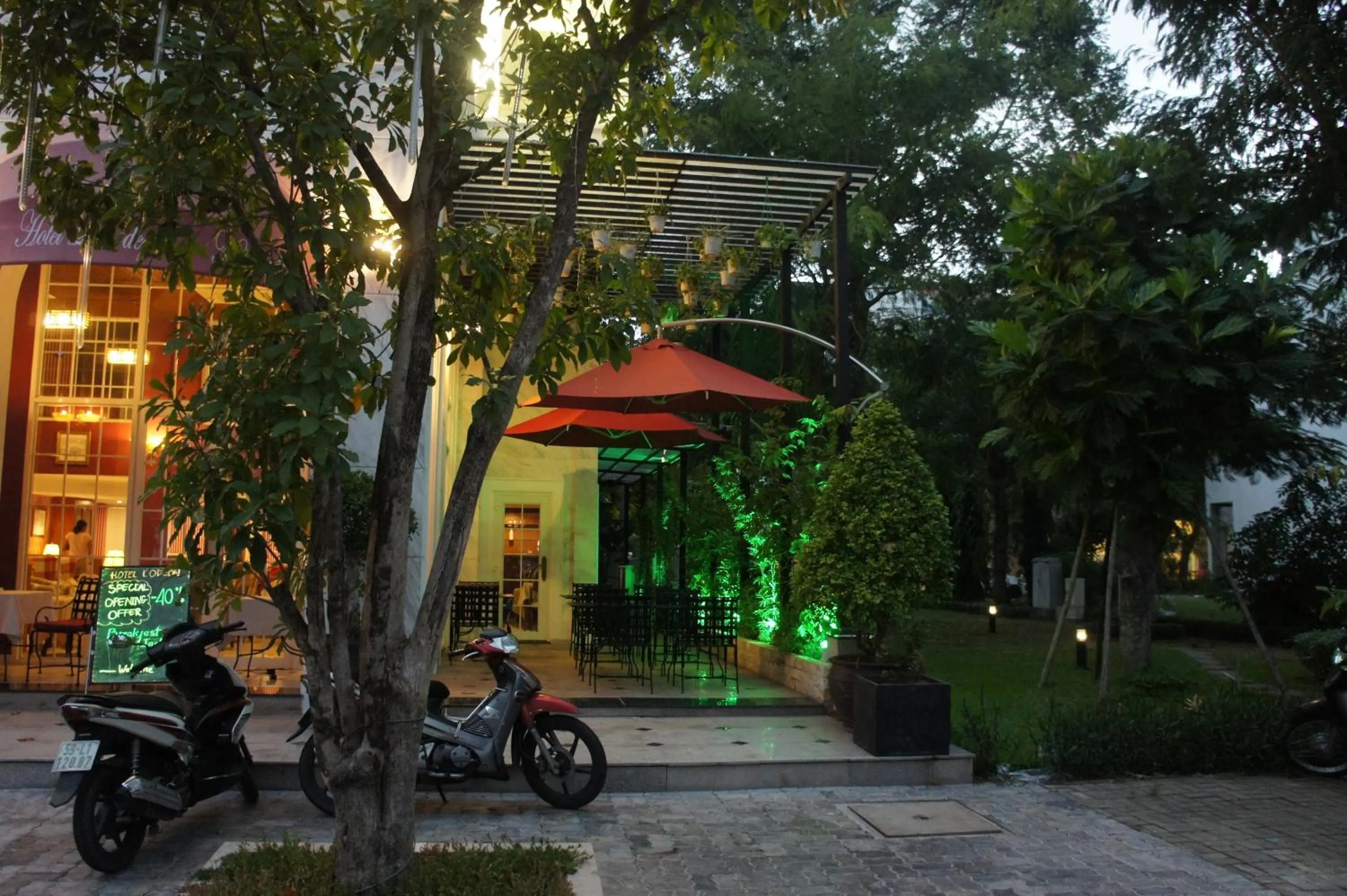 Garden view in Hotel L'Odéon Phu My Hung