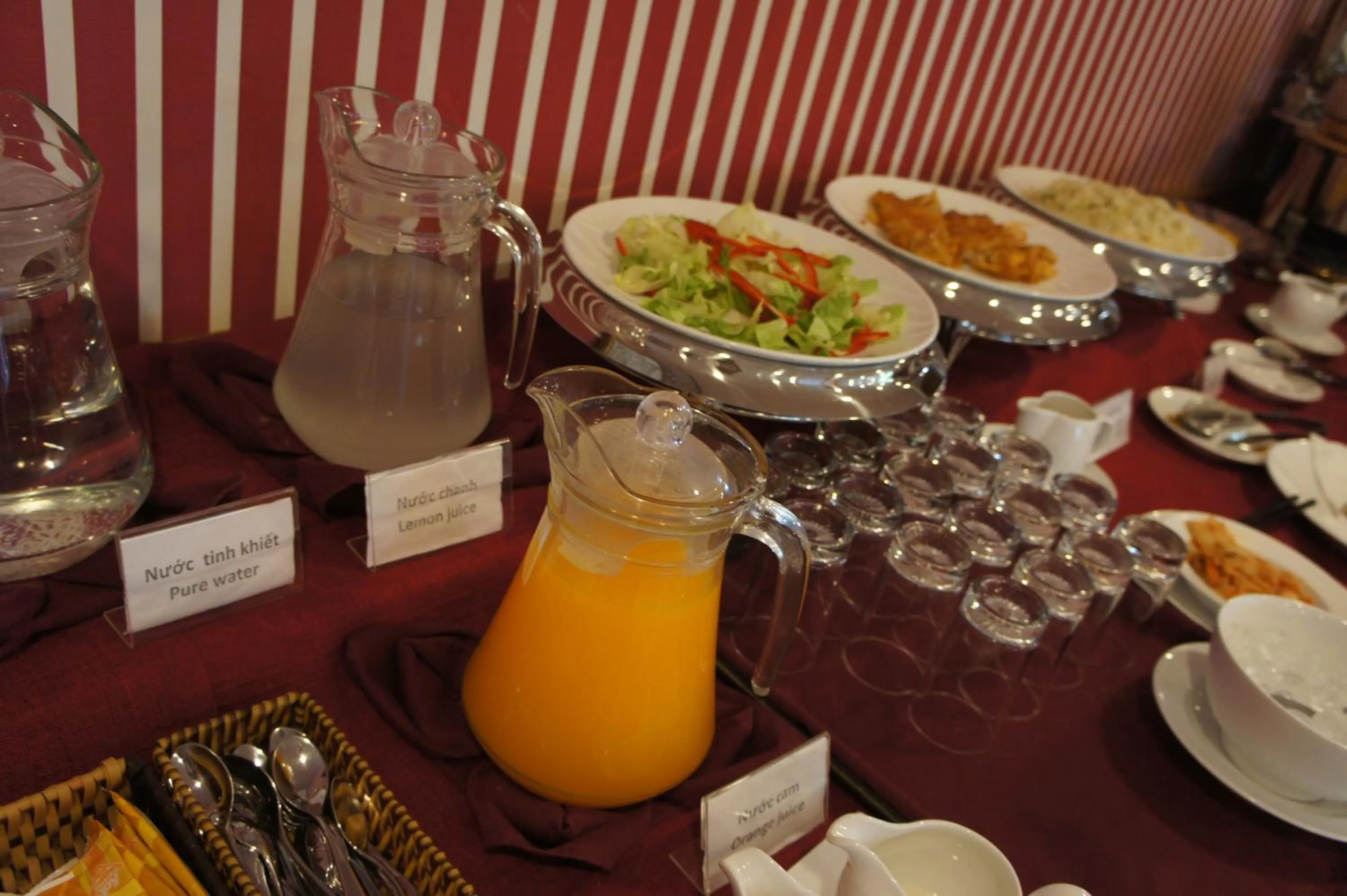 Buffet breakfast in Hotel L'Odéon Phu My Hung