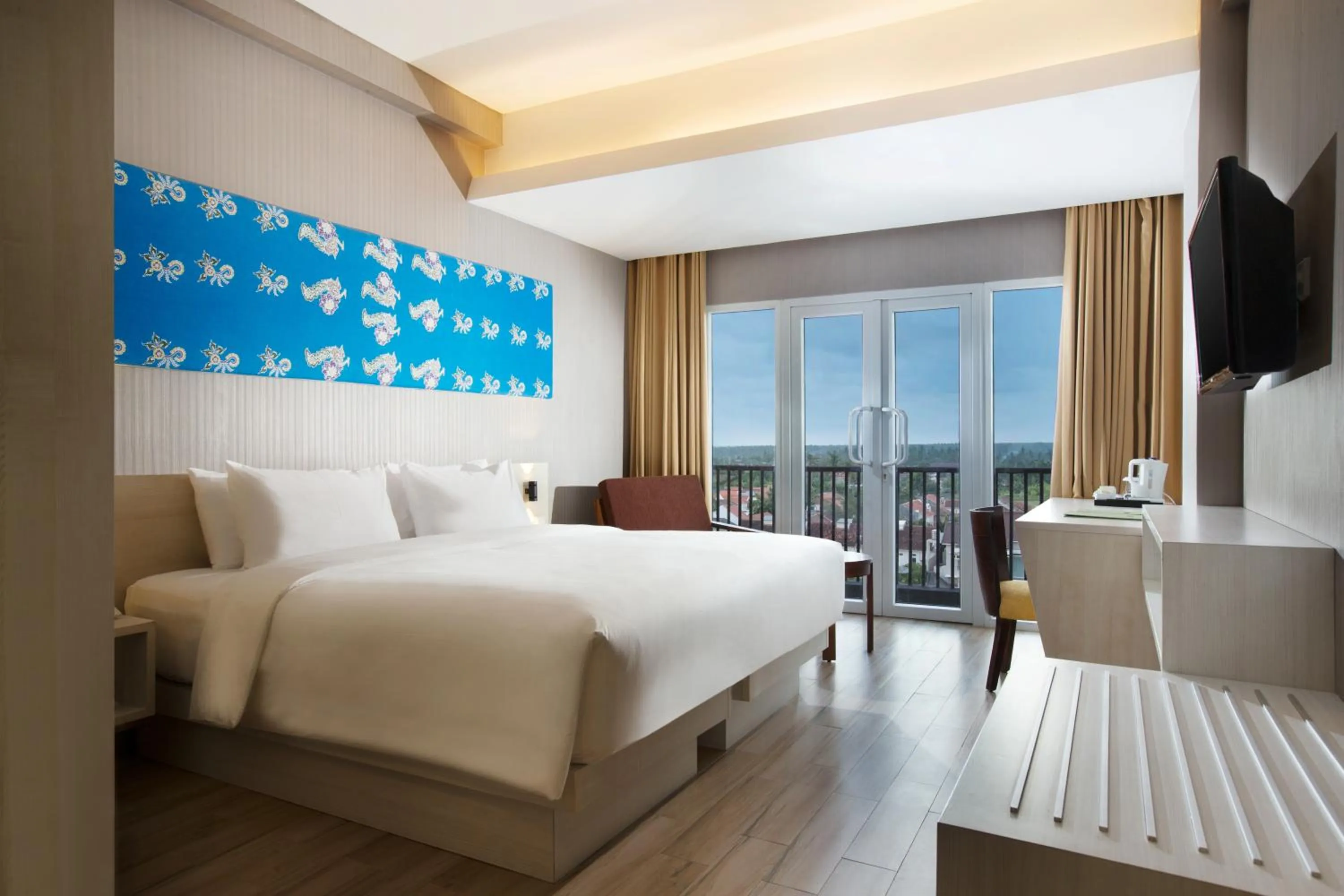 Bed in Hotel Santika Banyuwangi