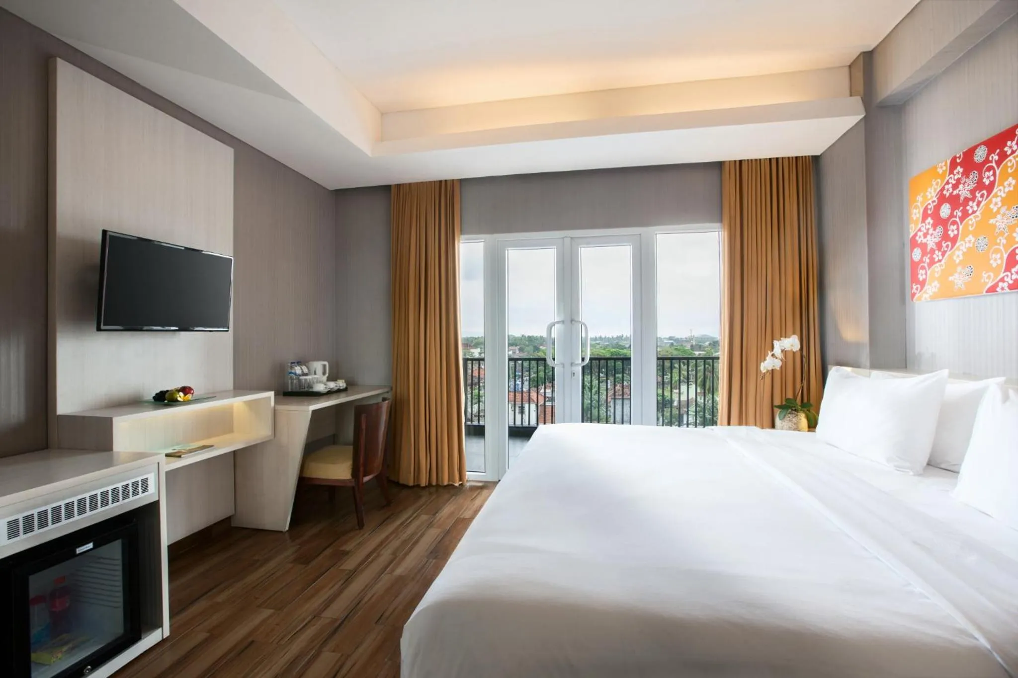 Bed in Hotel Santika Banyuwangi