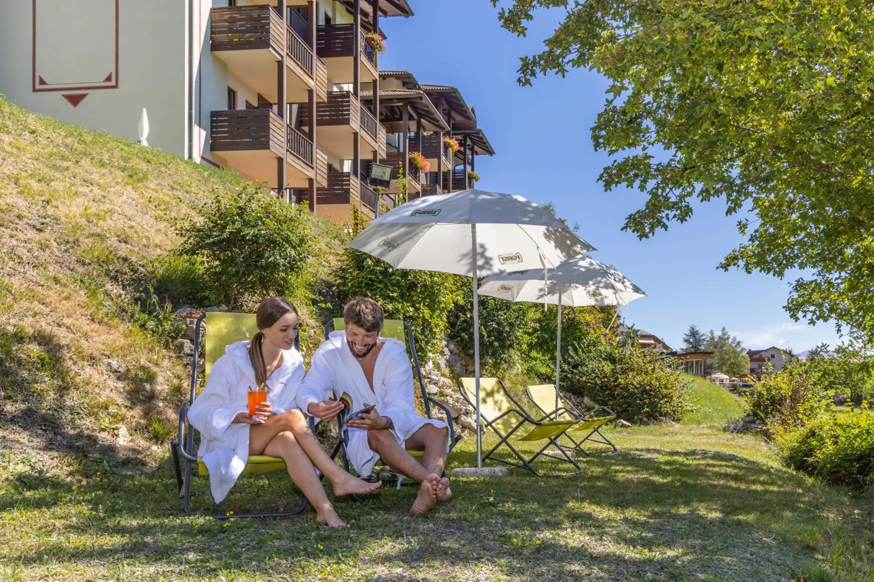 Garden in Hotel Arcobaleno