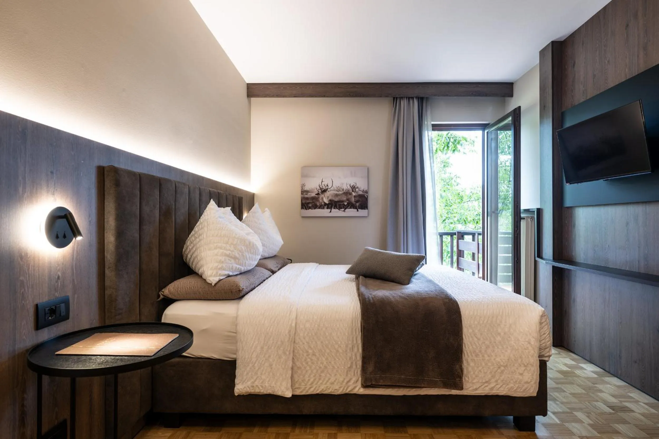 Bed in Hotel Arcobaleno