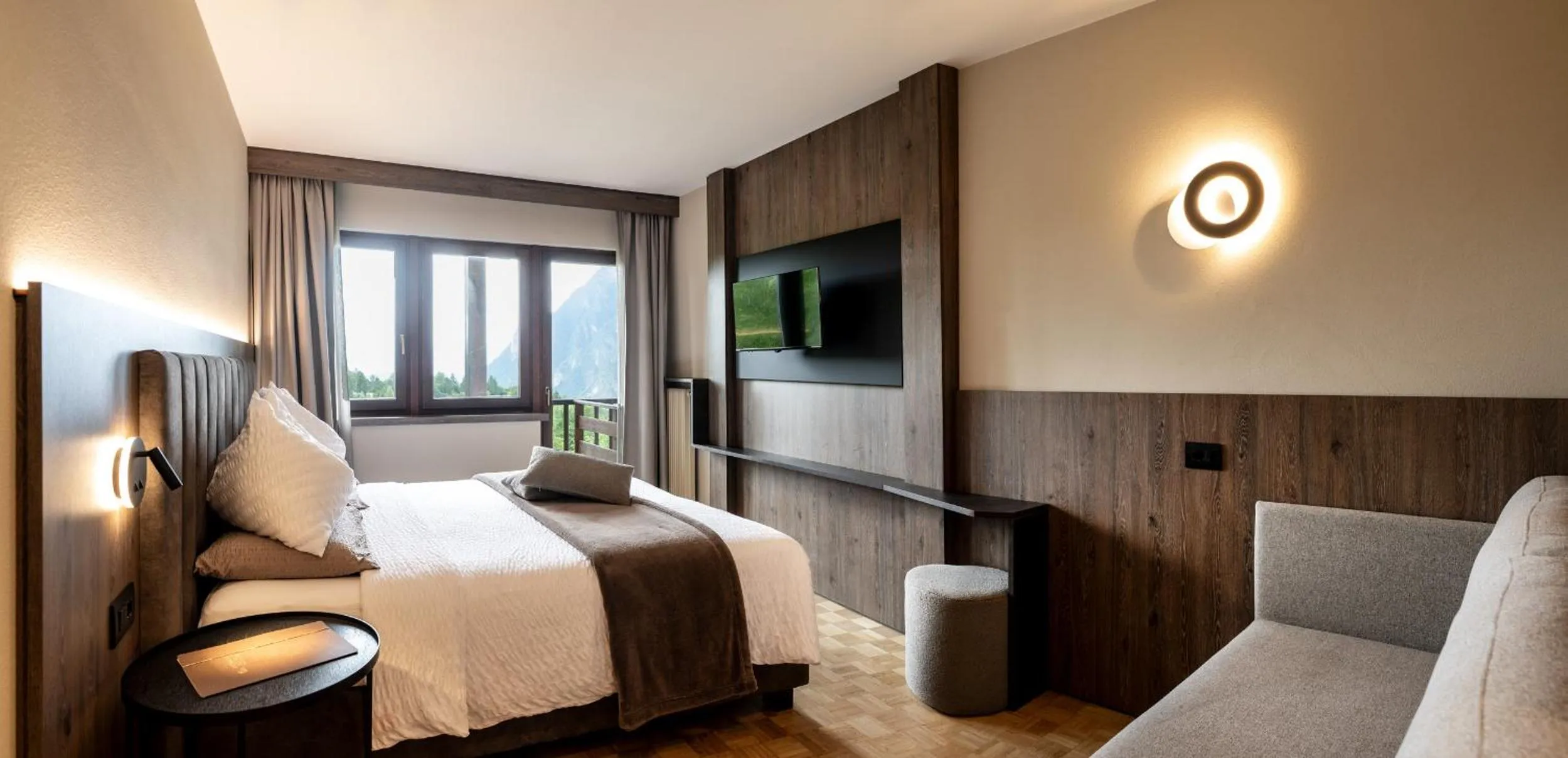 Bed in Hotel Arcobaleno