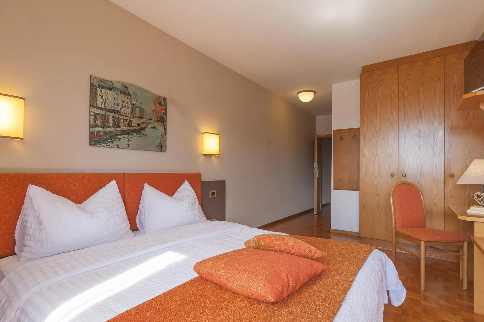 Bed in Hotel Arcobaleno