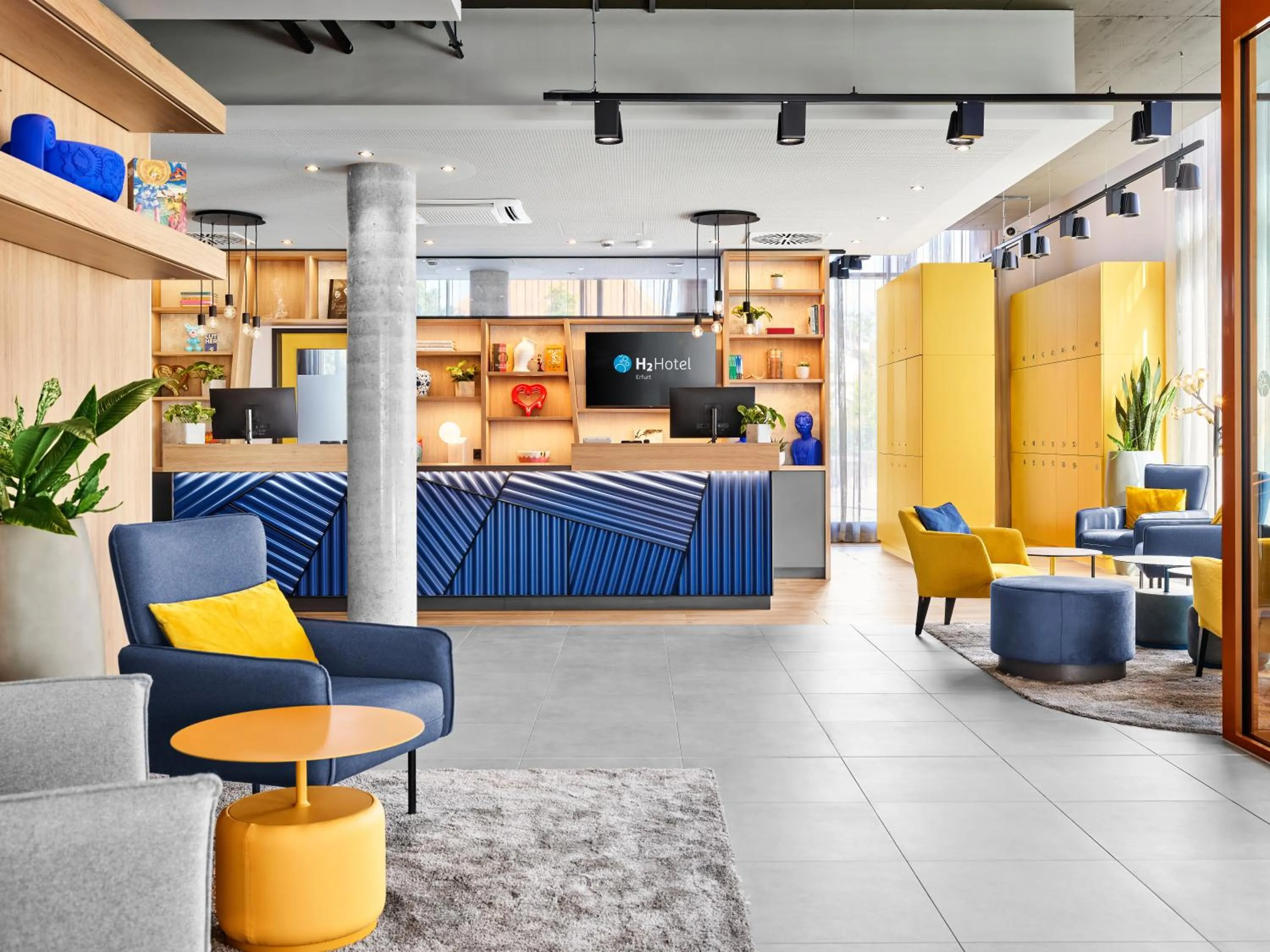 Lobby or reception in H2 Hotel Erfurt
