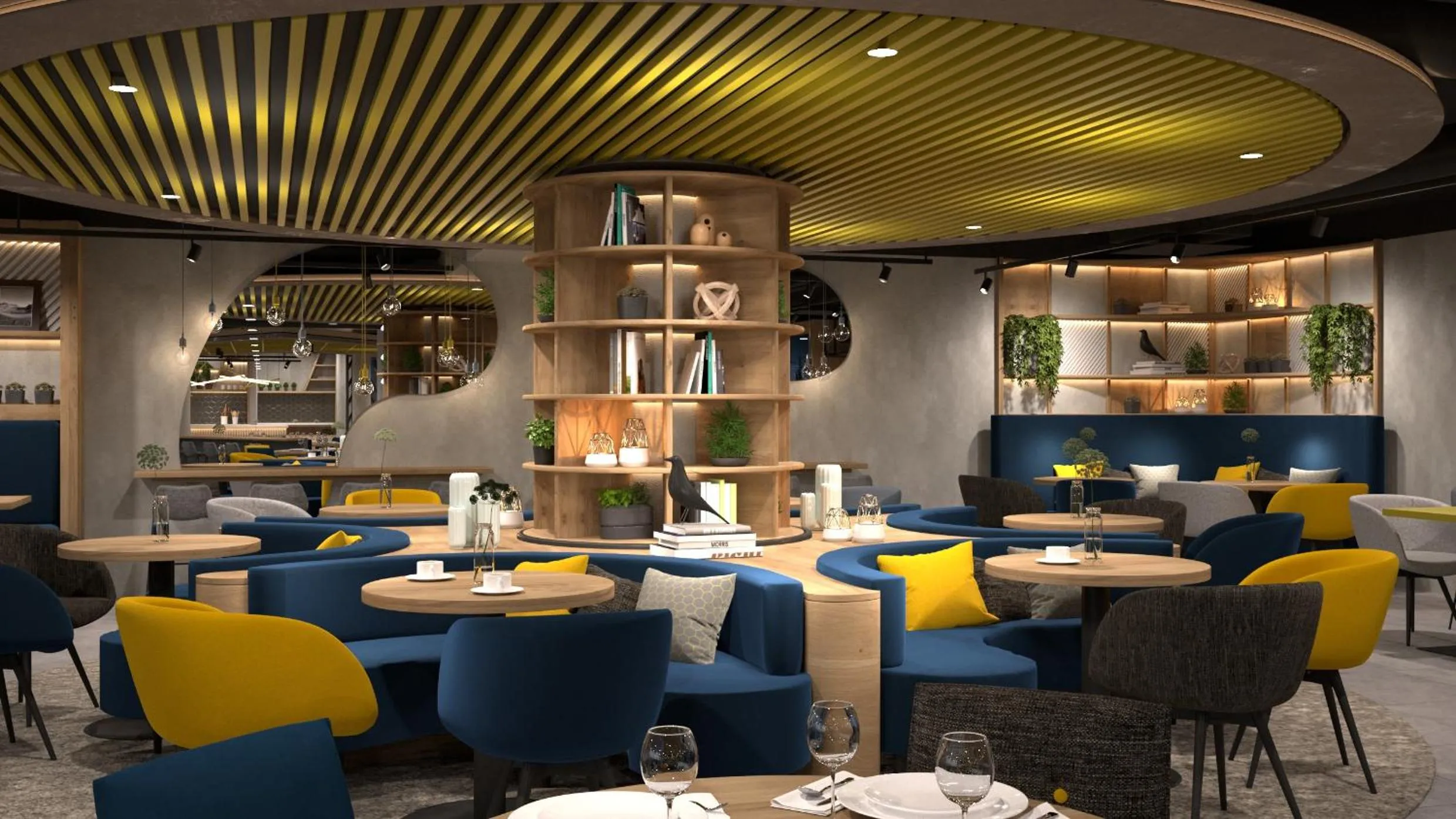 Restaurant/places to eat in H2 Hotel Erfurt