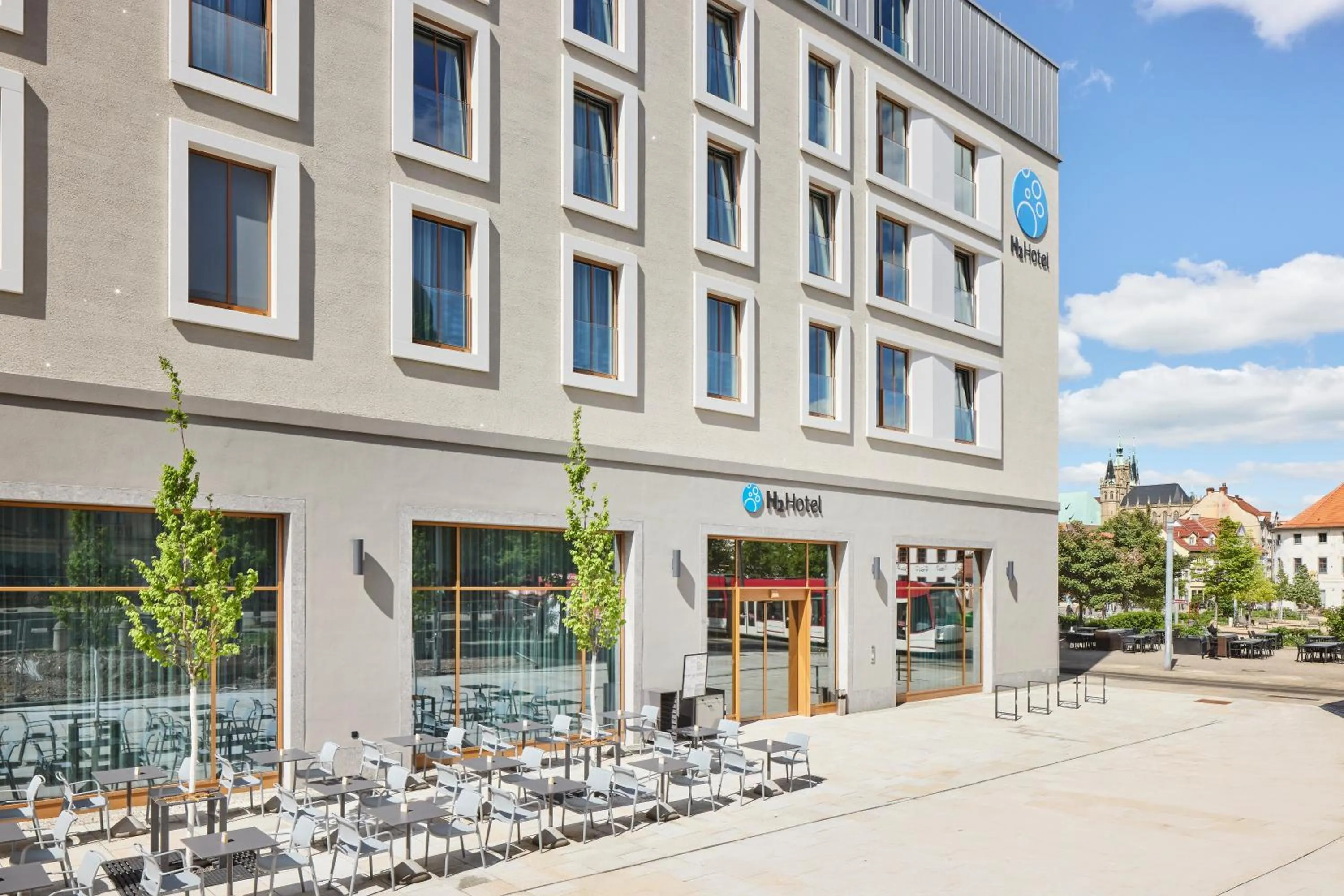 Property building in H2 Hotel Erfurt