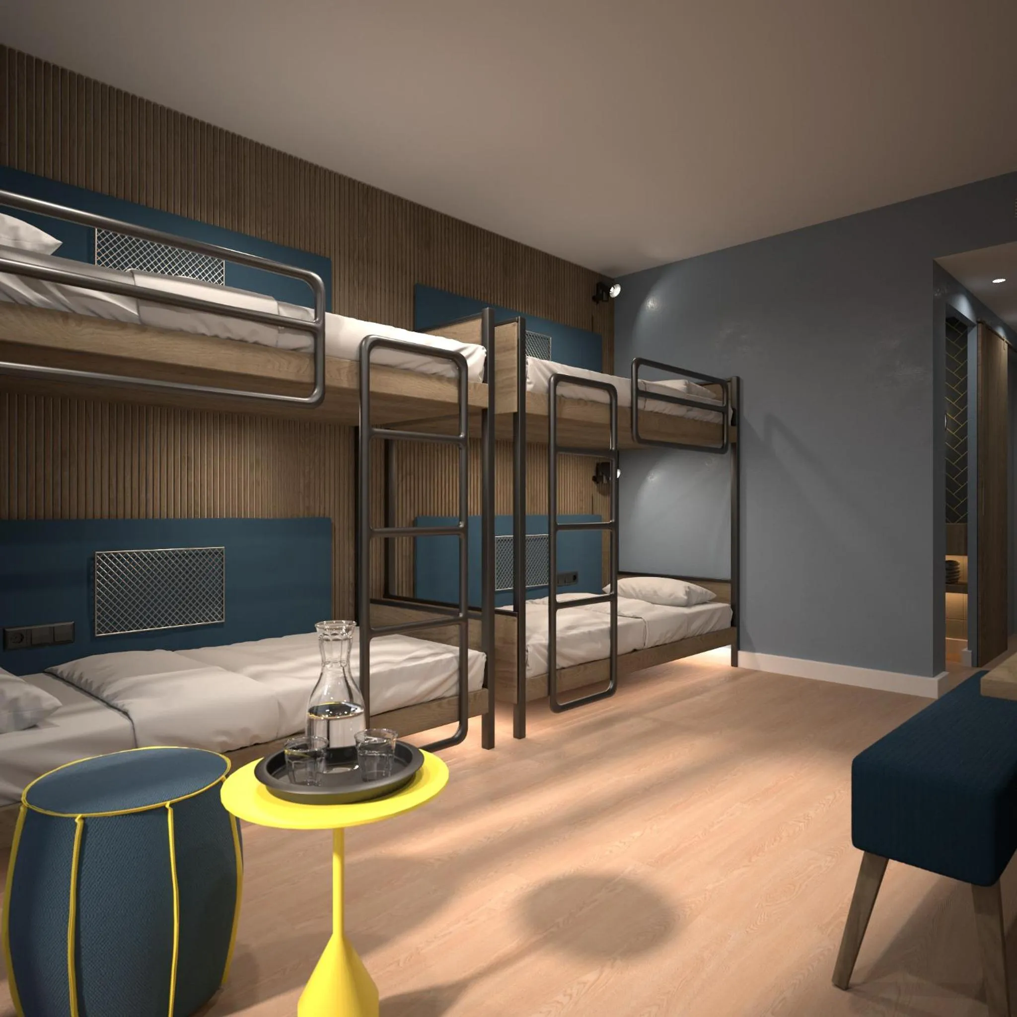 Bed in H2 Hotel Erfurt