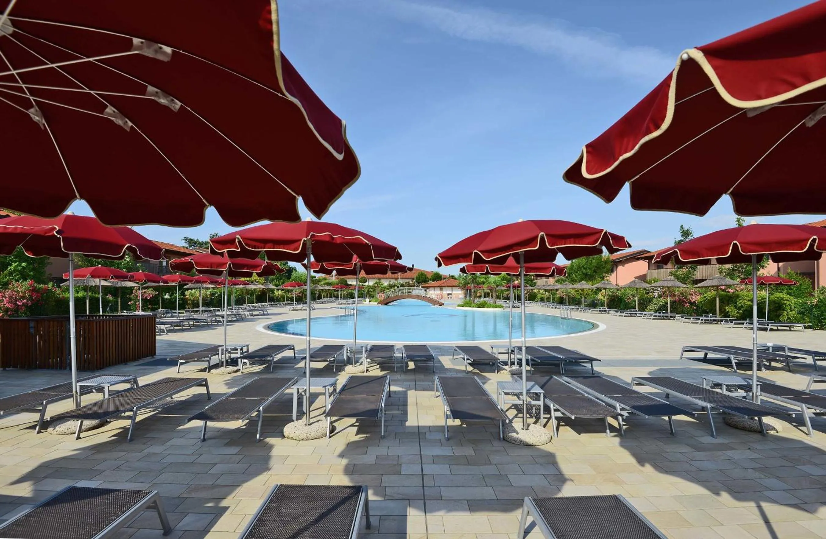 Pool view in Green Village Eco Resort