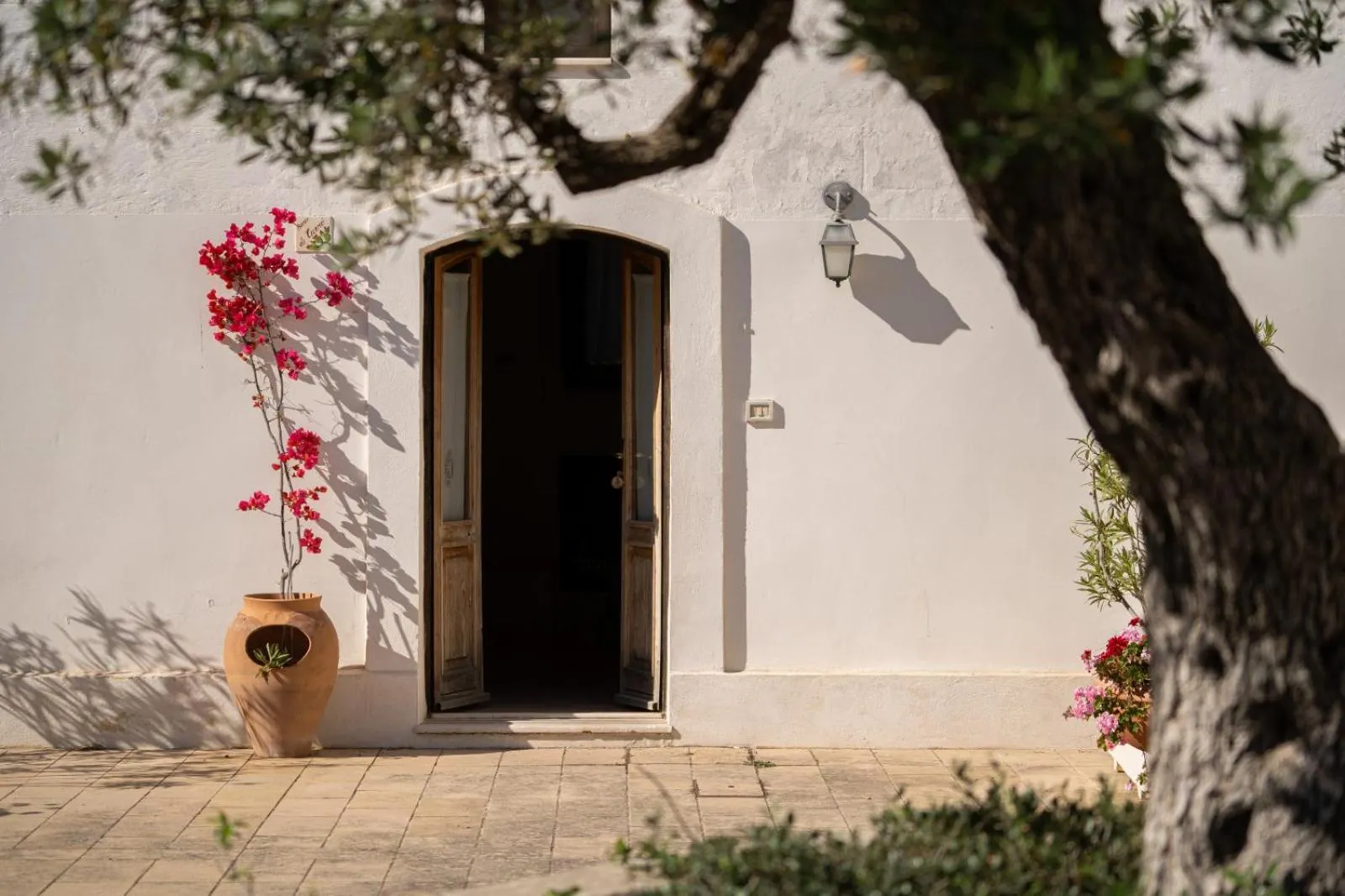 Inner courtyard view in Tenuta del Barco WineRestaurant and Hospitality