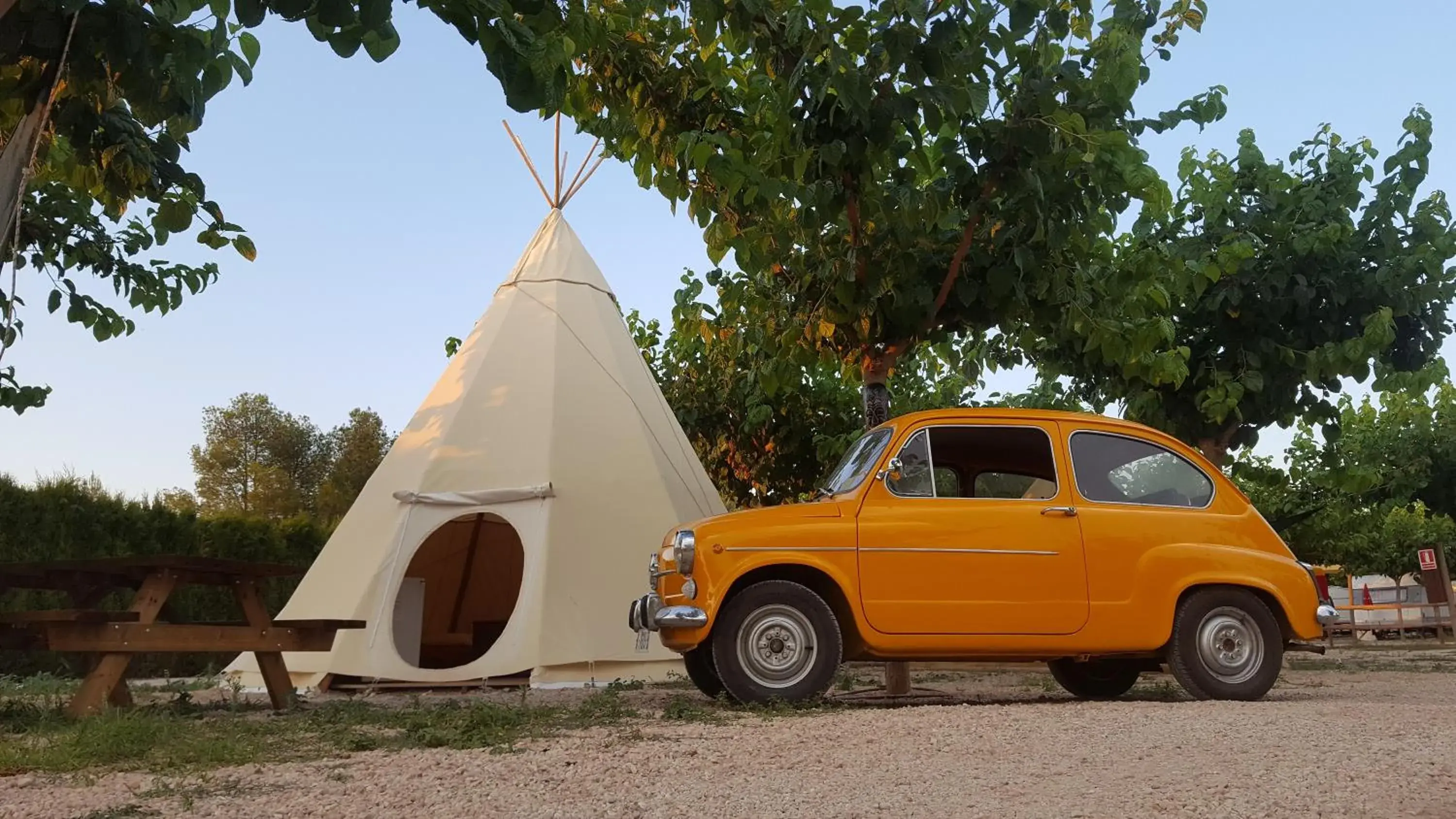 Teepee Americano in Camping El Roble Teepee Americano in Camping El Roble