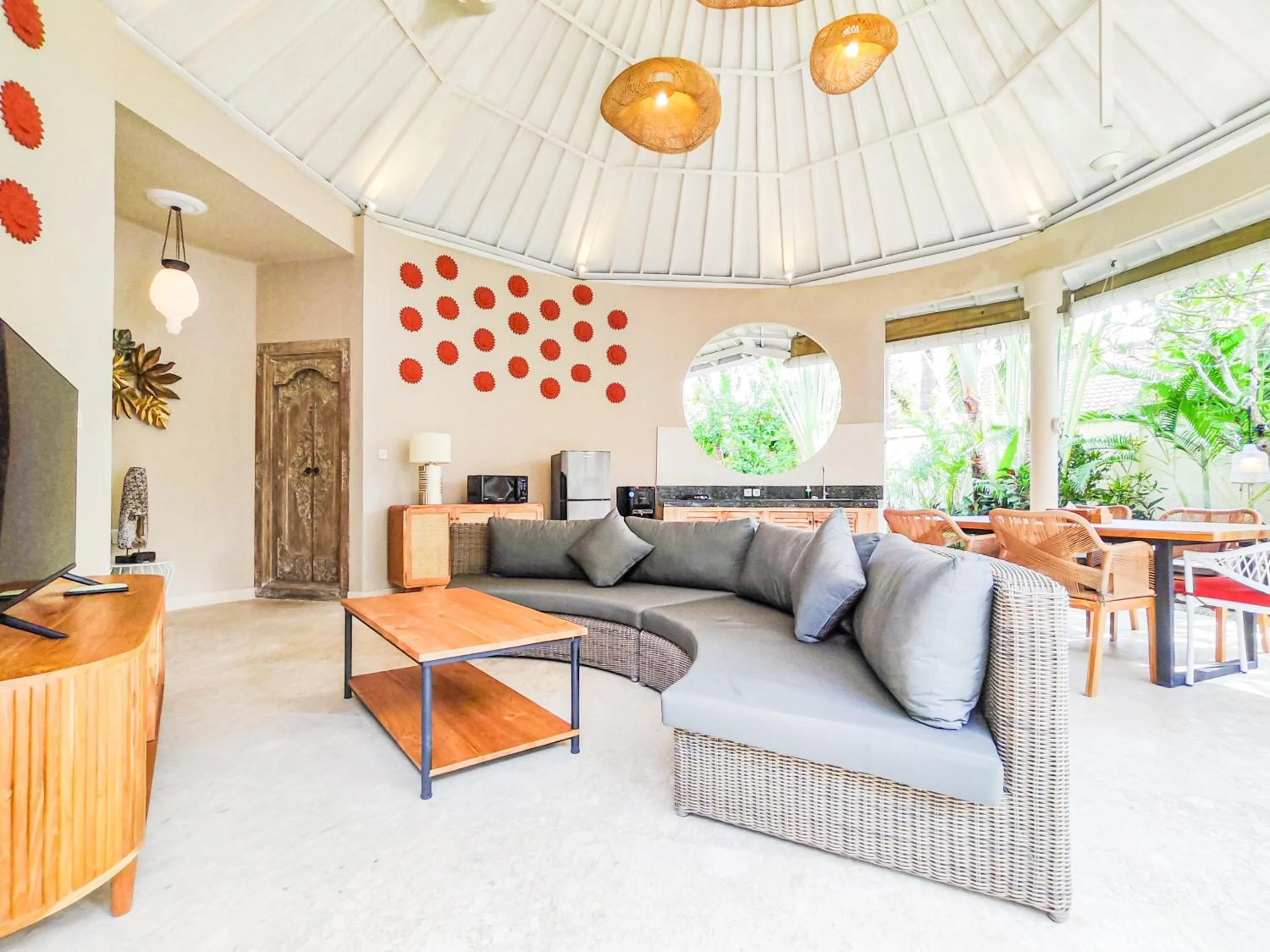 Living room in Seminyak Square Hotel And Villas