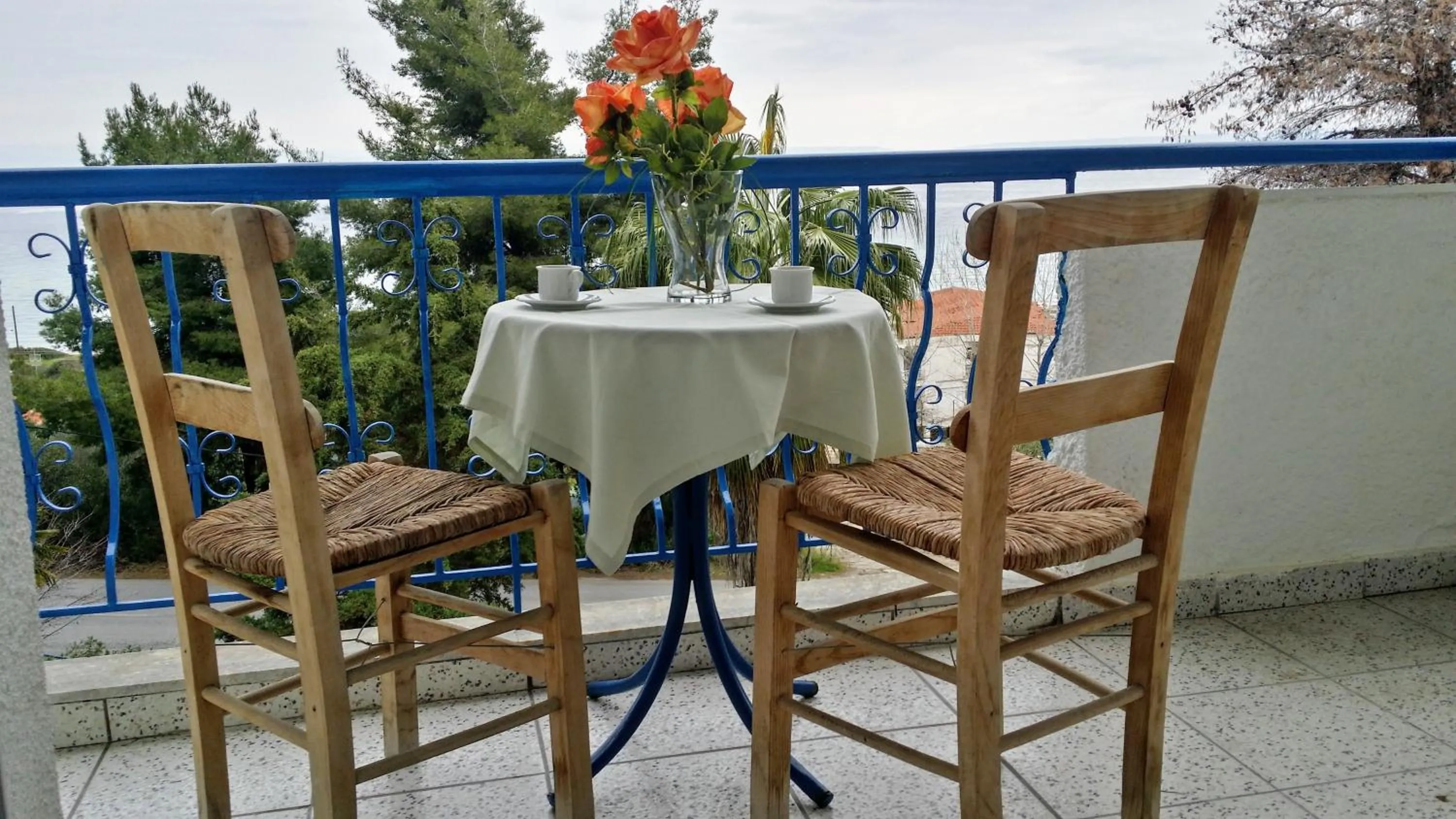 Balcony/Terrace in Roditsa Patritsia Apartments