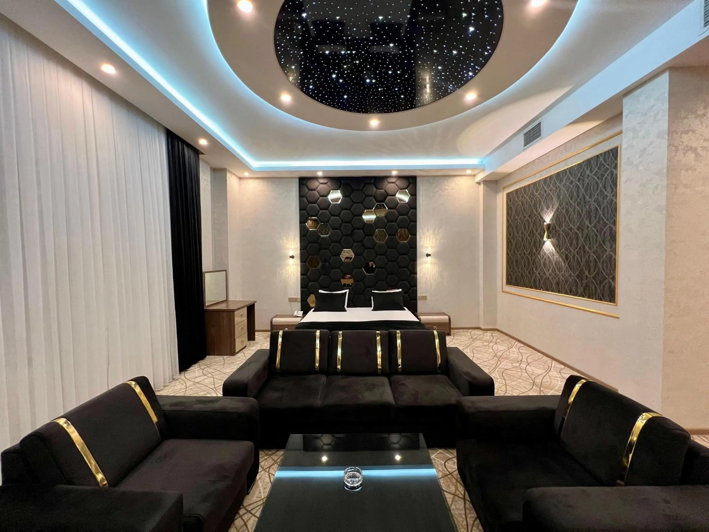 Seating area in Royal Mansion Hotel