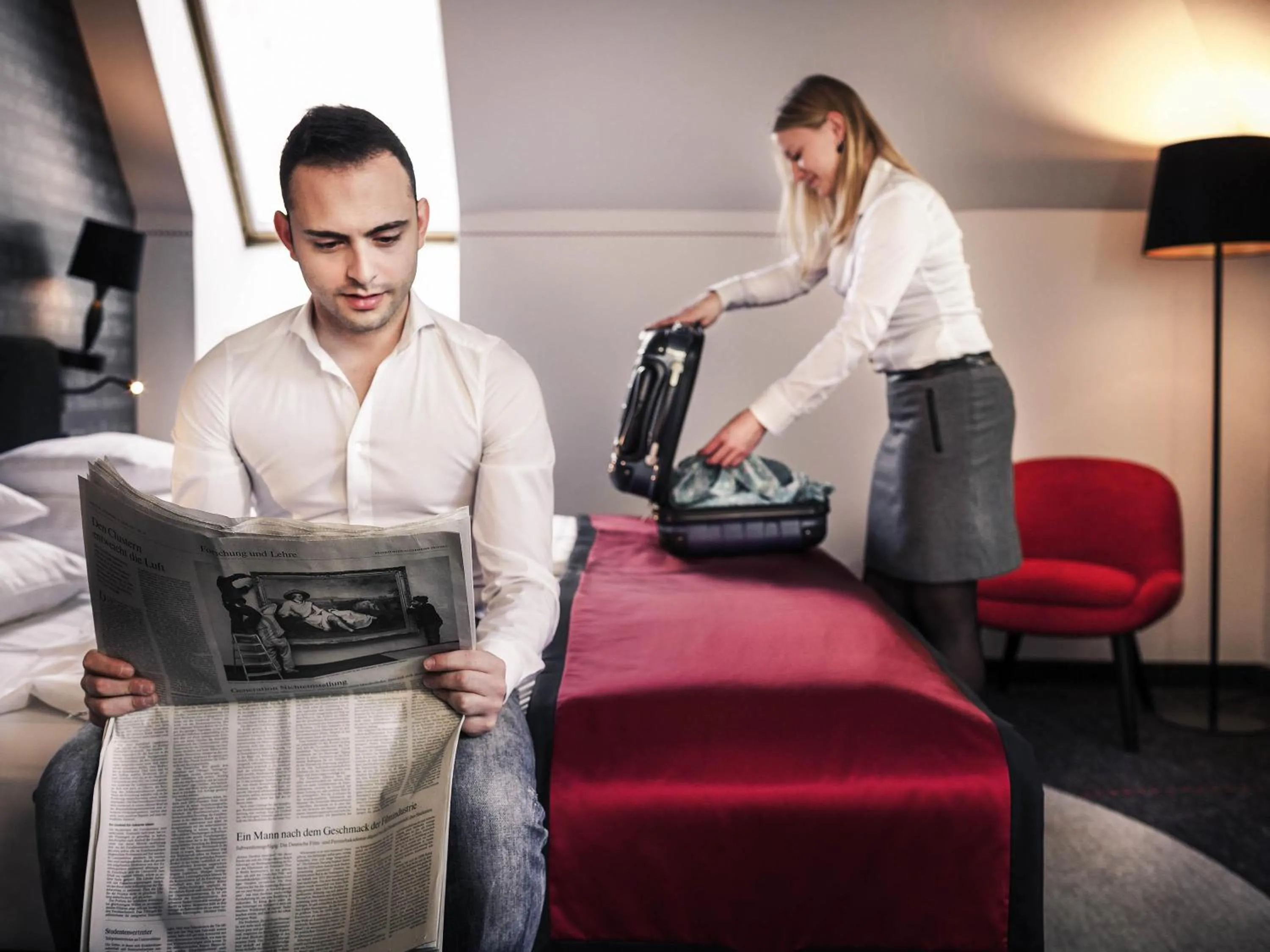 Bedroom in Mercure Vienna First