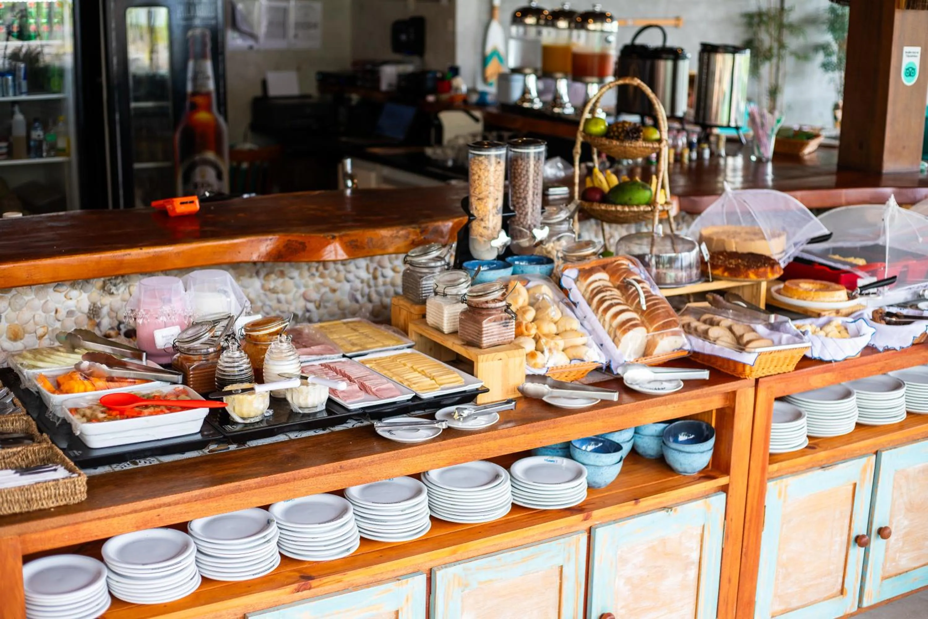 Continental breakfast in Costa Dourada Village