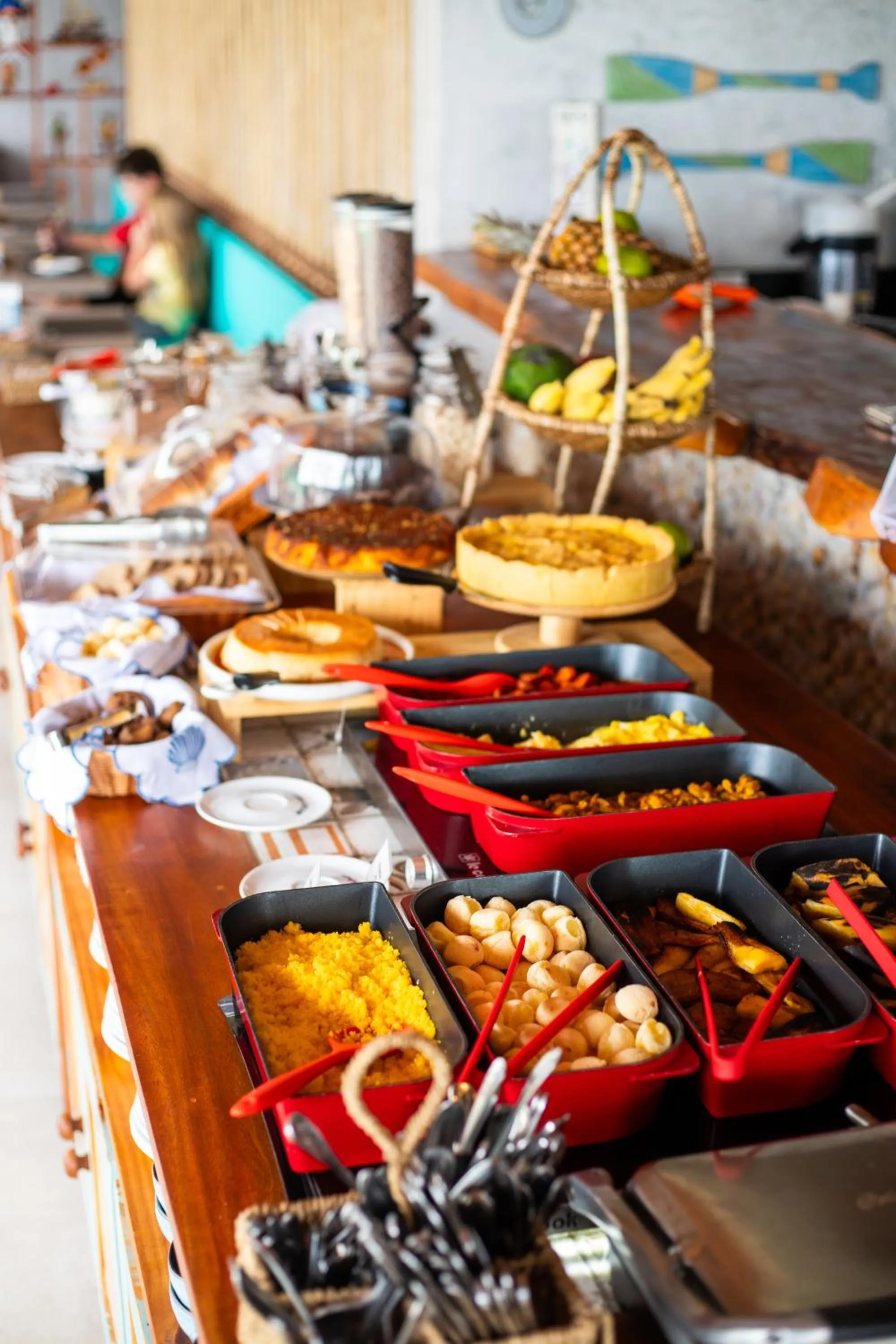 Buffet breakfast in Costa Dourada Village