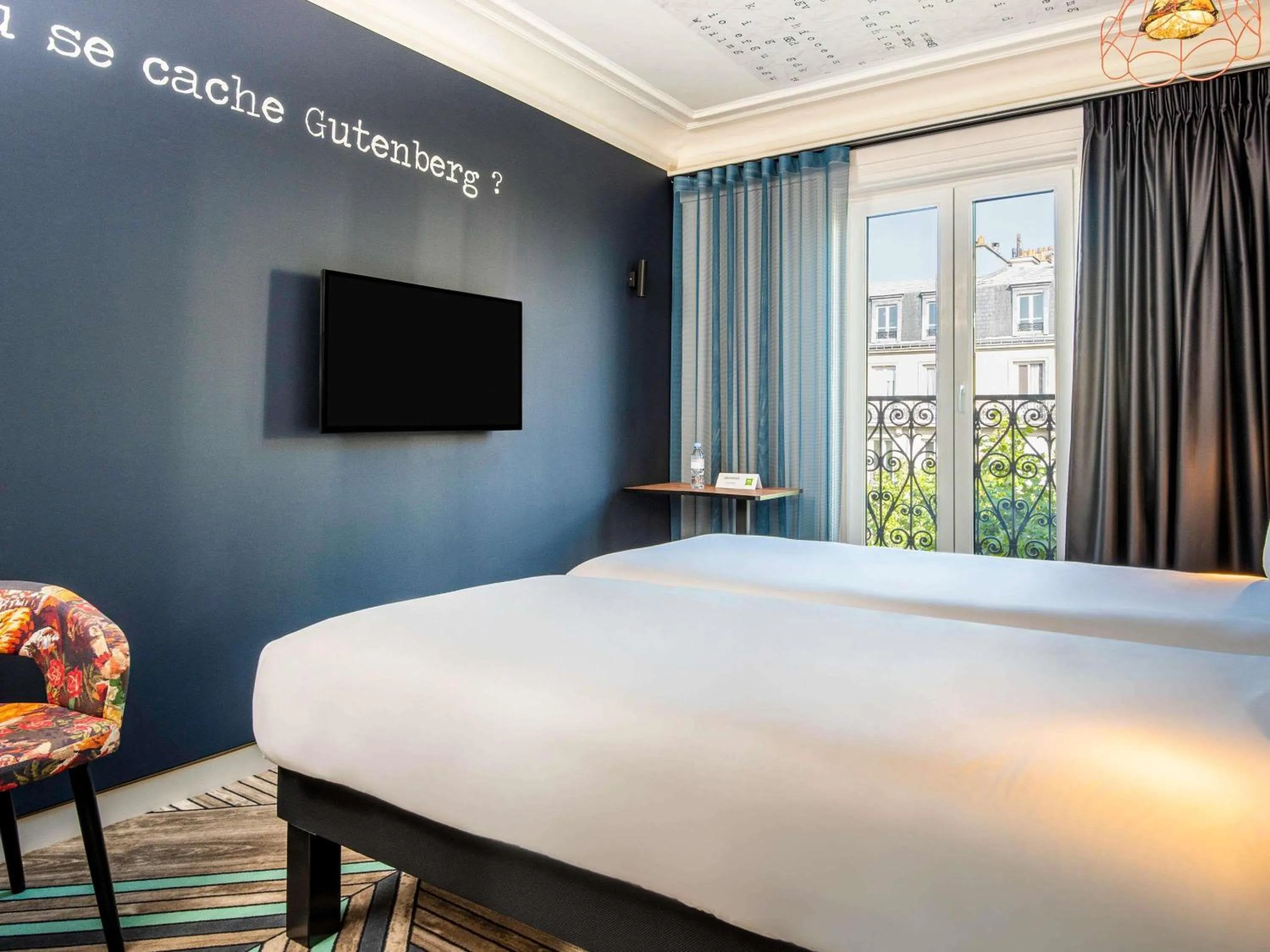Bedroom, Bed in Ibis Styles Hotel Paris Gare de Lyon Bastille