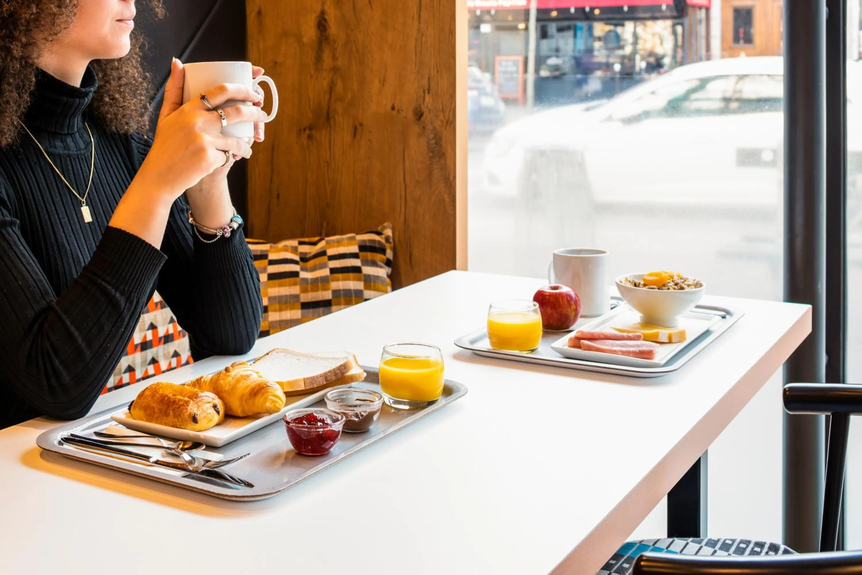 Buffet breakfast in Ibis Styles Hotel Paris Gare de Lyon Bastille