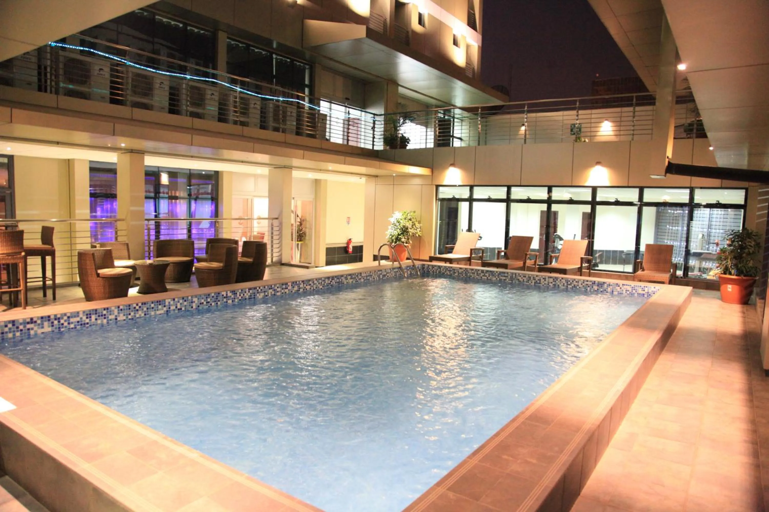 Swimming pool in Hotel La Falaise Yaounde