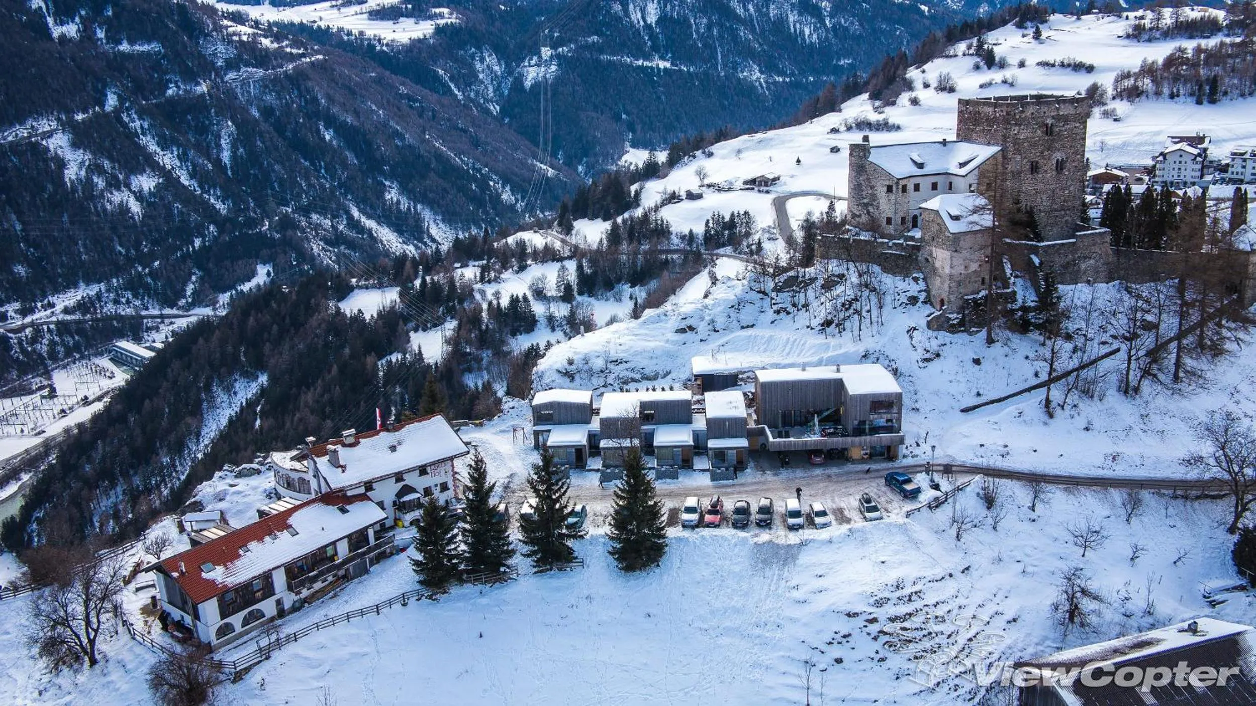 Bird's eye view in Refugio Laudegg