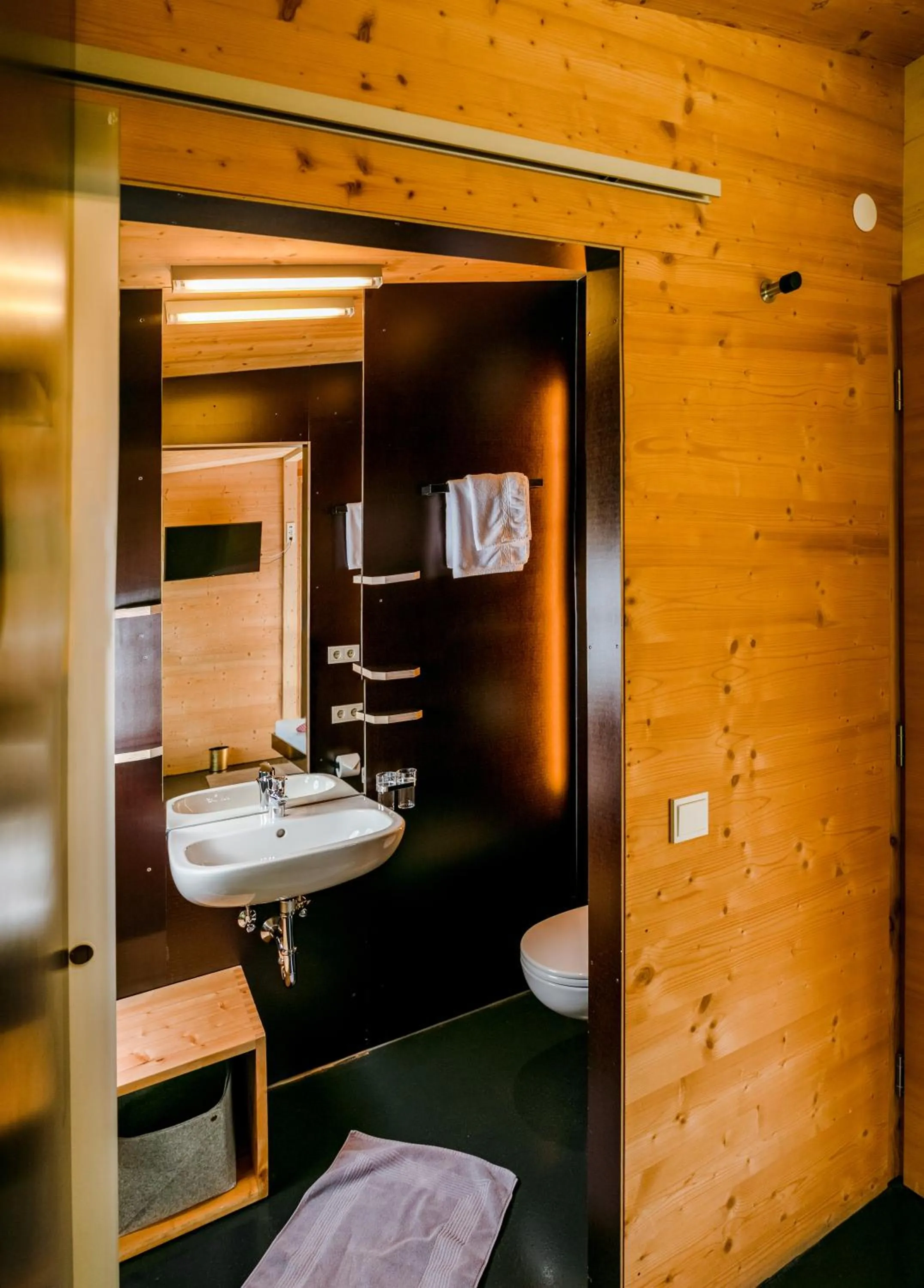 Bathroom in Refugio Laudegg