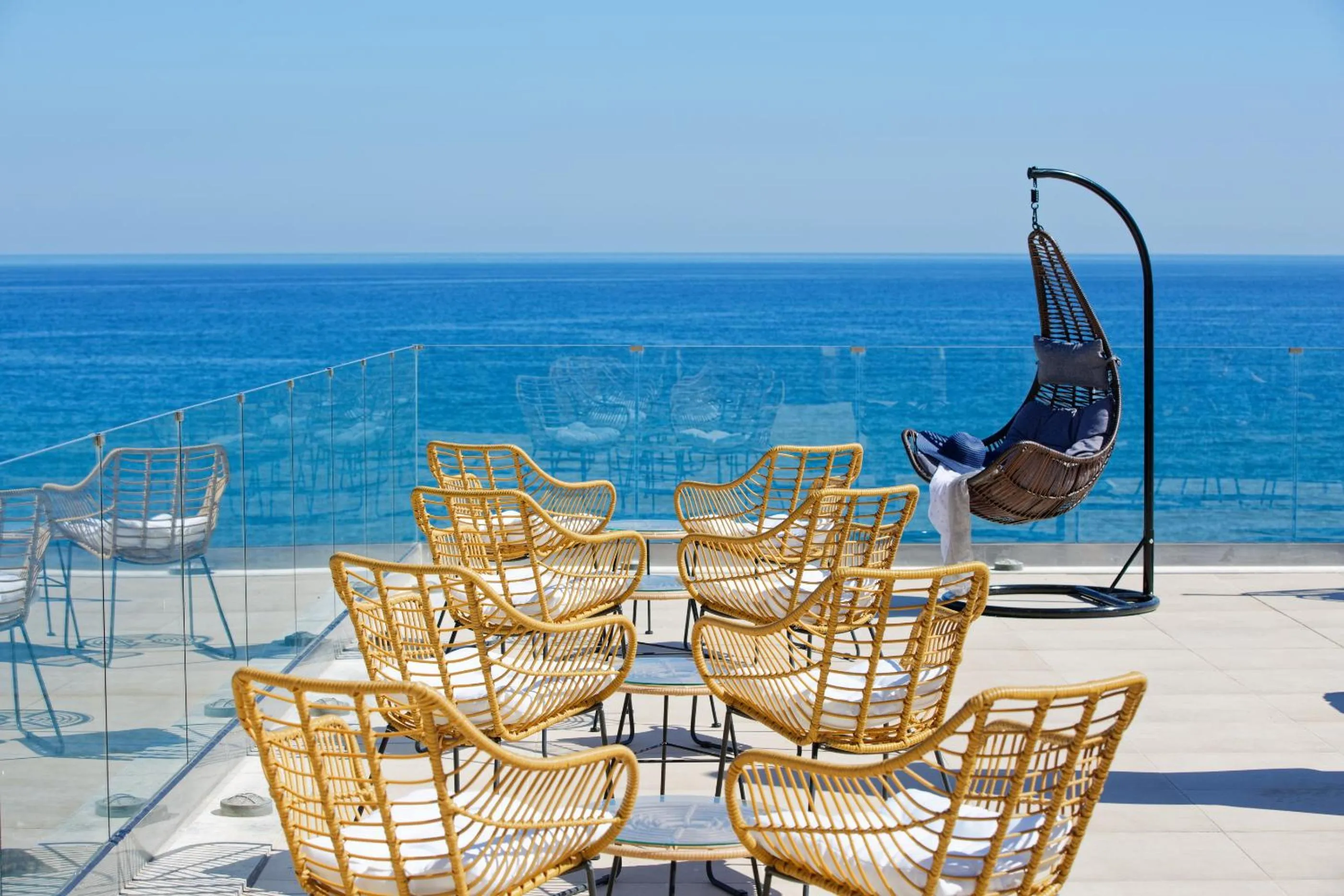 Patio in Archipelagos Hotel