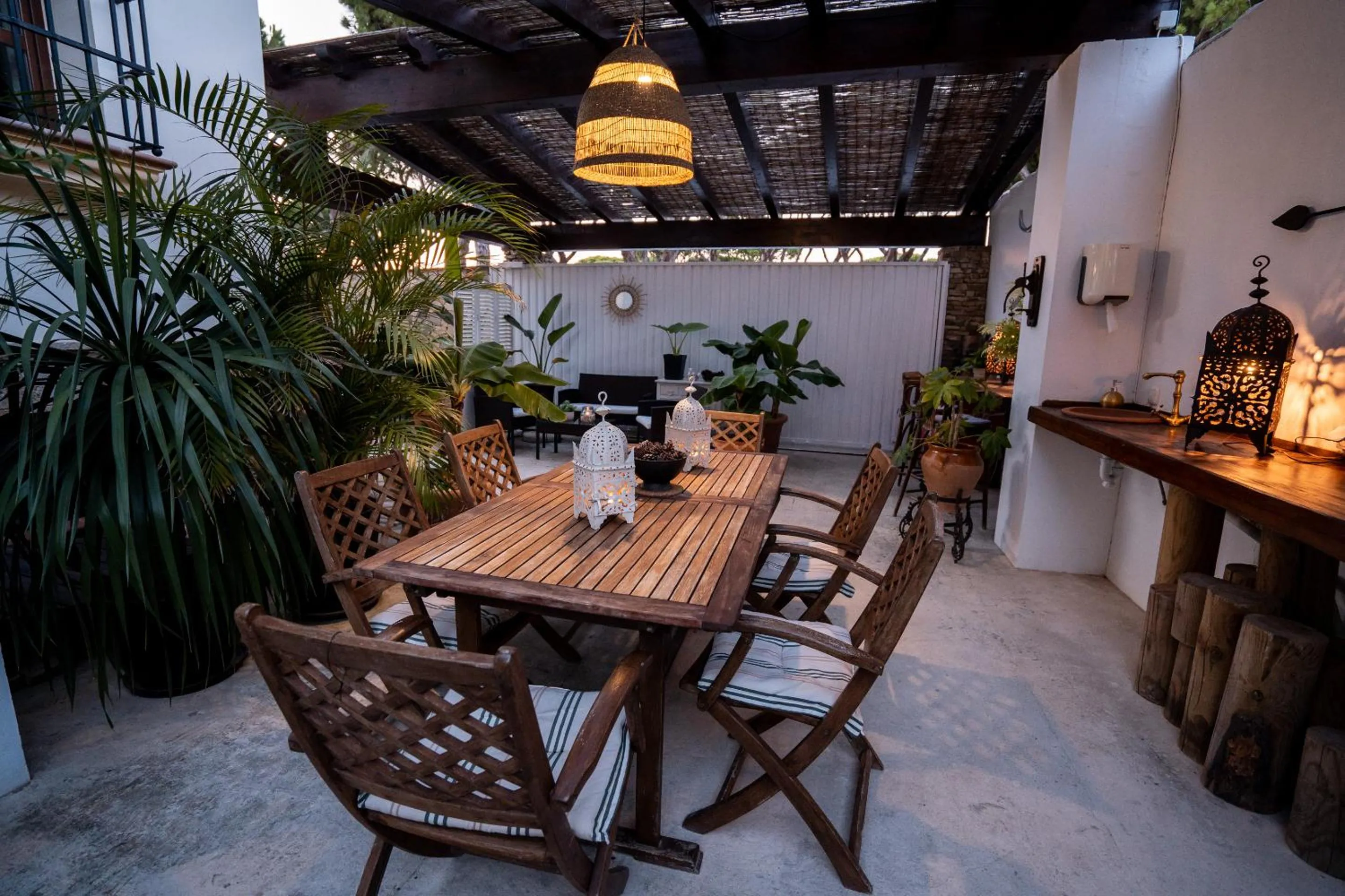 Patio in Hotel Azalea Playa