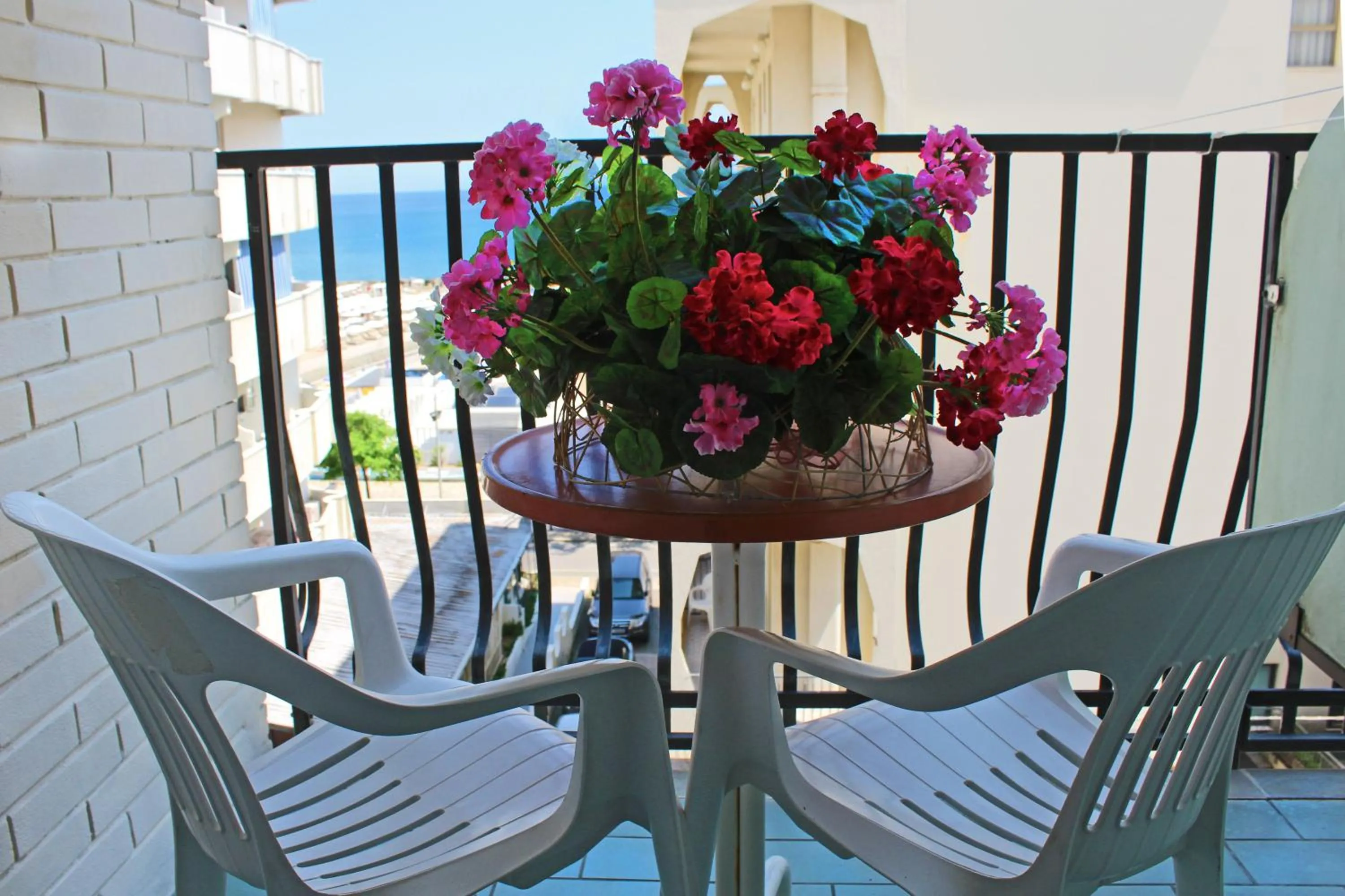 Balcony/Terrace in Hotel Bristol - a 30 mt dalla spiaggia