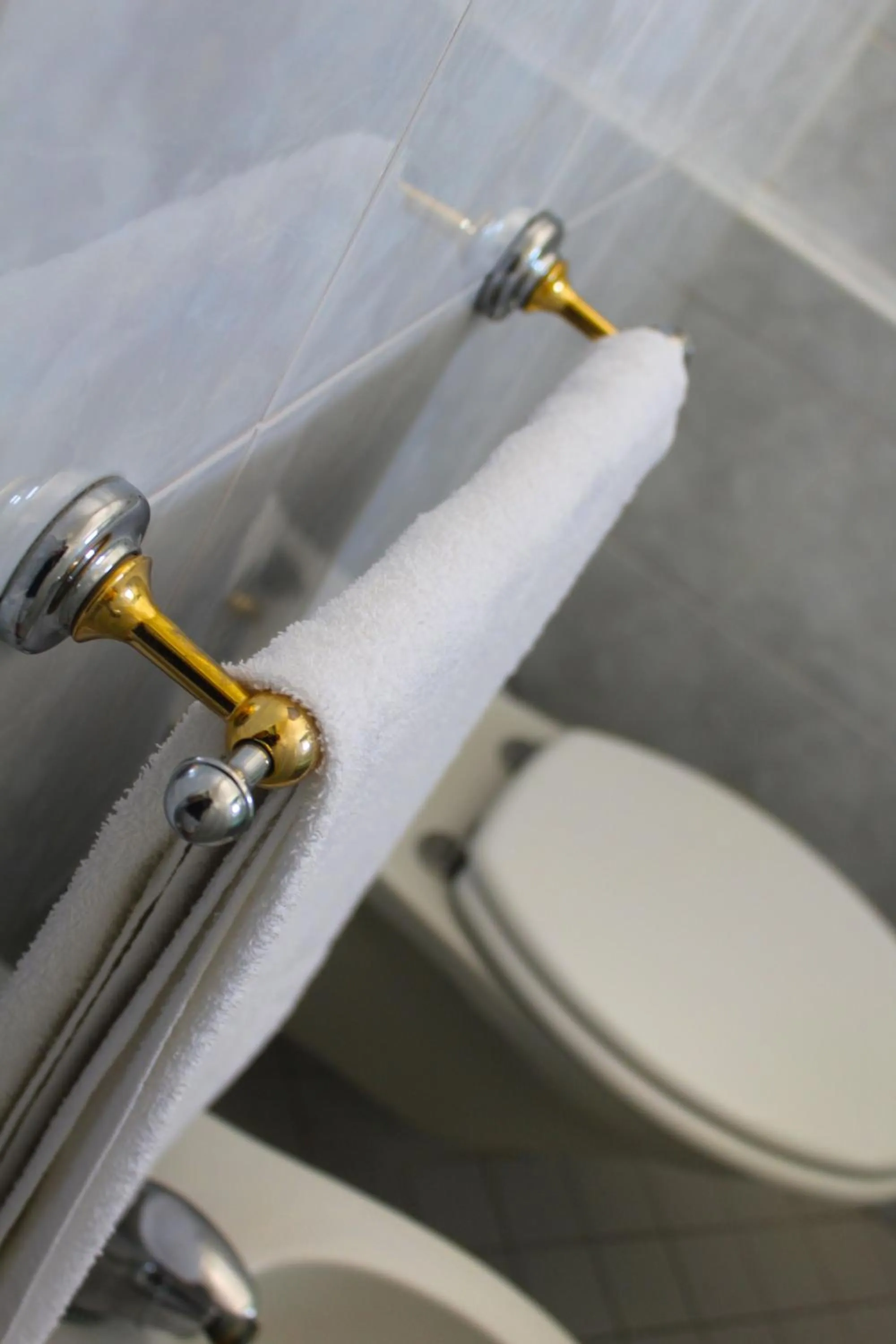 Bathroom in Hotel Bristol - a 30 mt dalla spiaggia