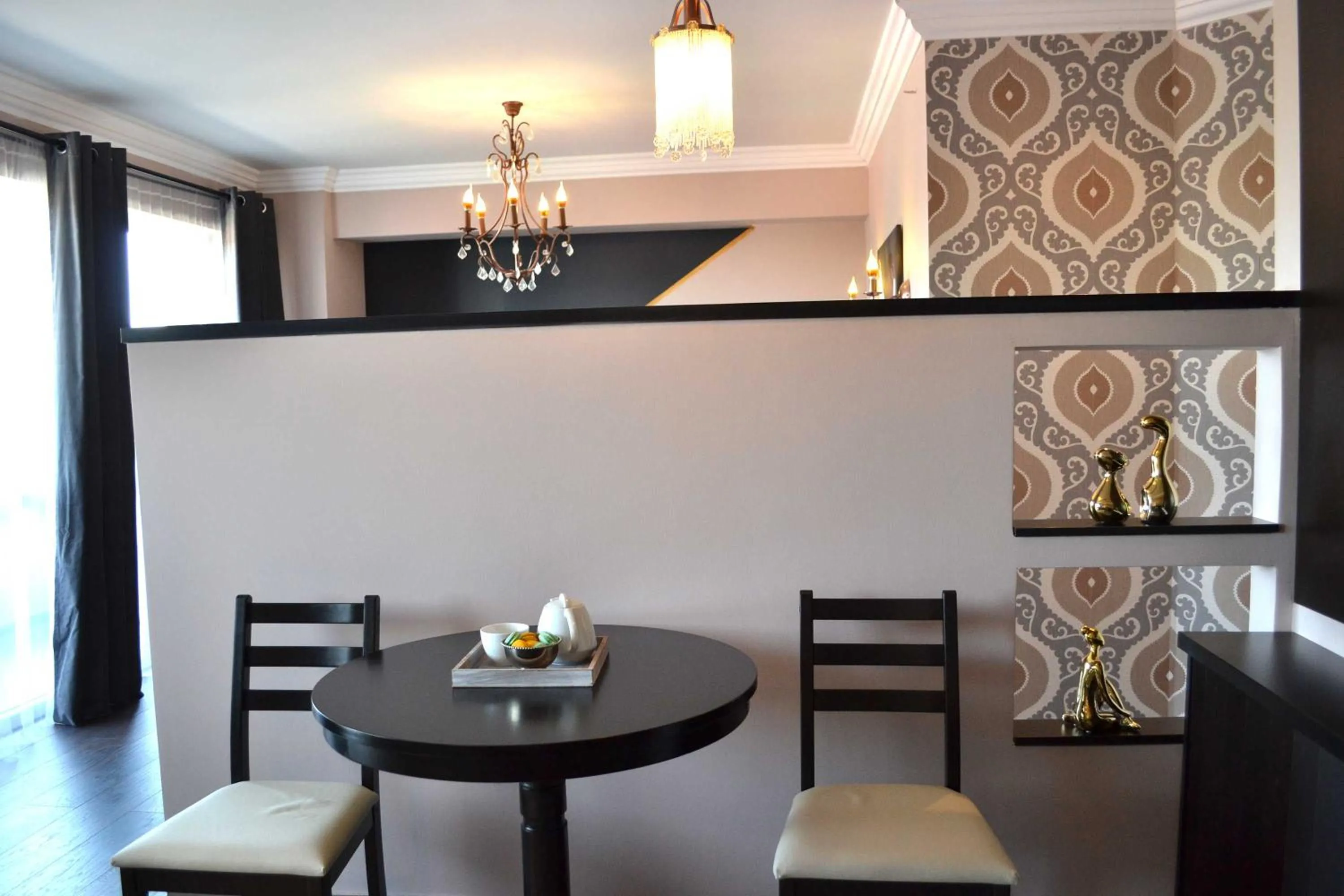 Seating area in JN Boutique Apartments