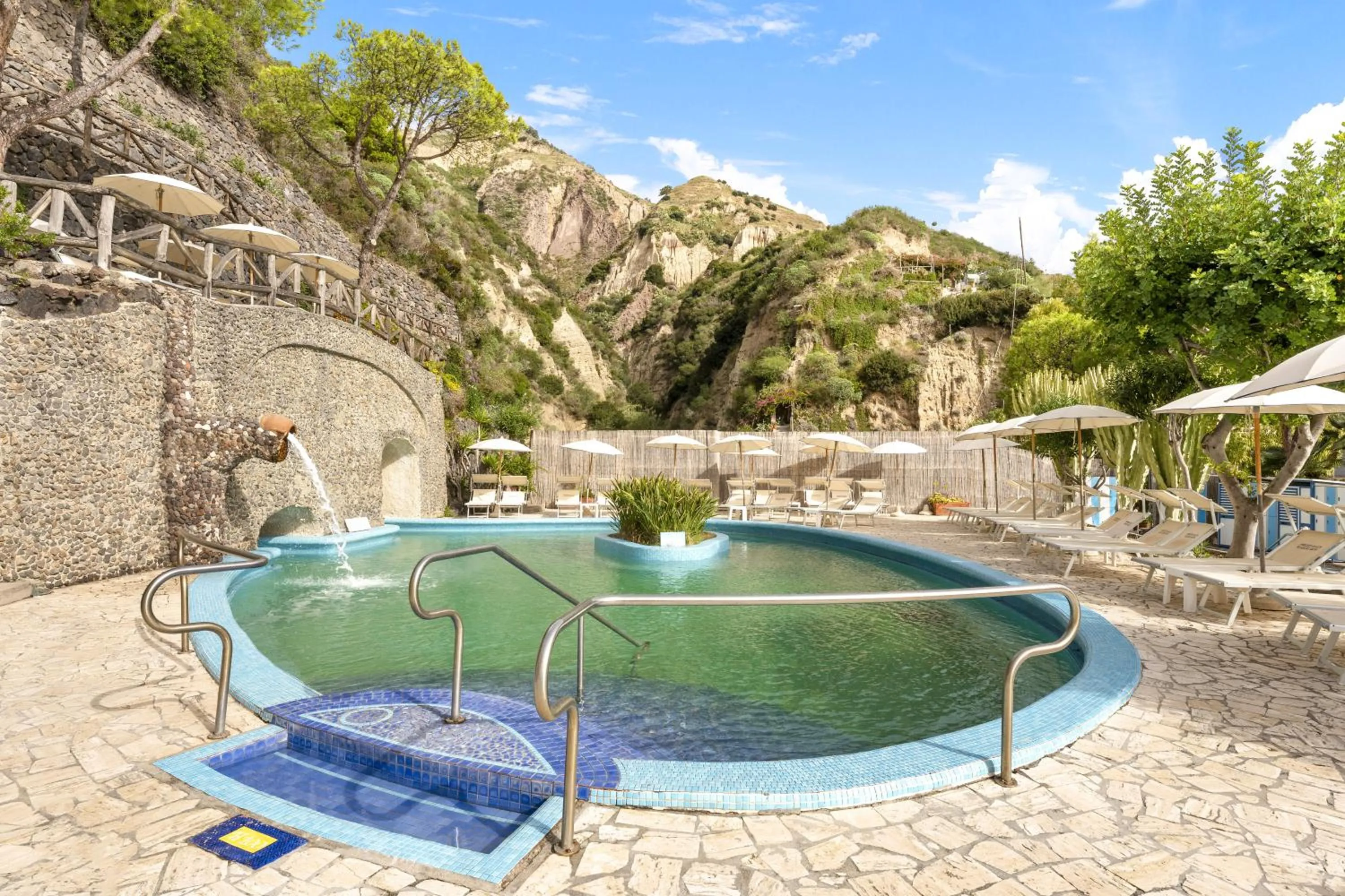 Hot Spring Bath in Miramare Sea Resort & Spa